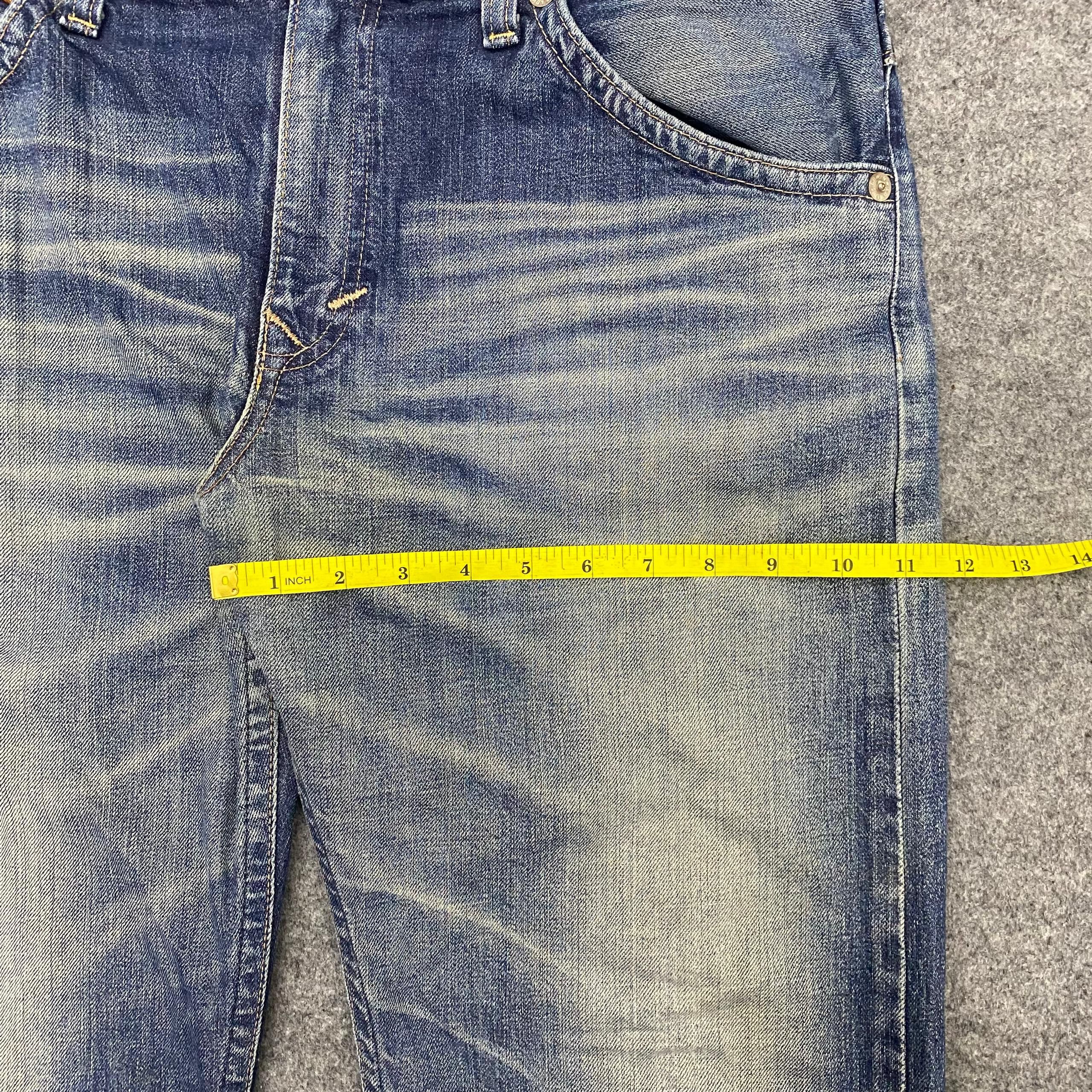 Edwin 💥Best Offer💥Edwin Exclusive Vintage Distressed Denim Size US 36 / EU 52 - 5 Thumbnail
