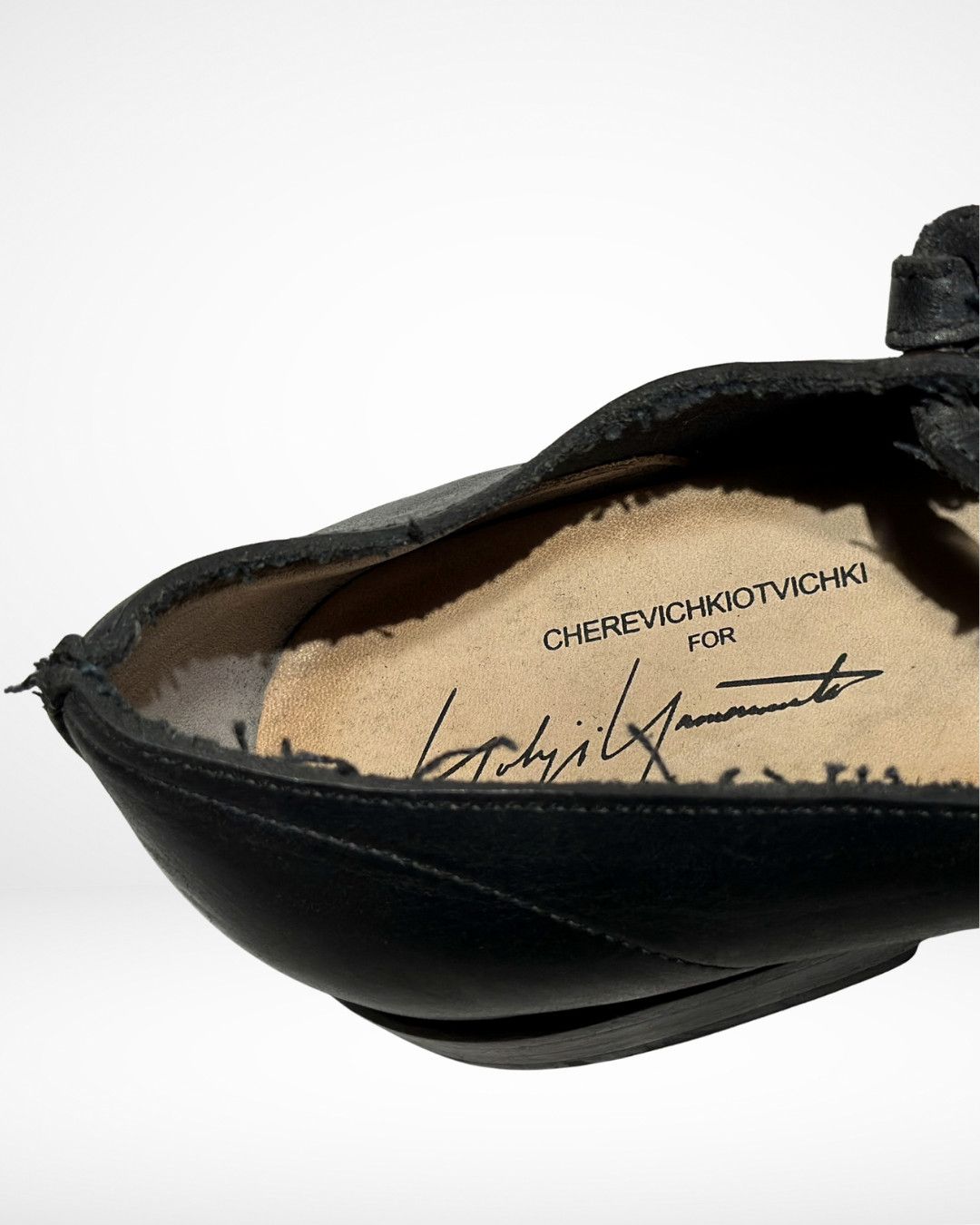 Cherevichkiotvichki × Yohji Yamamoto SS20 Self Lace Mary Jane Pumps Size US 6 / IT 36 - 5 Thumbnail
