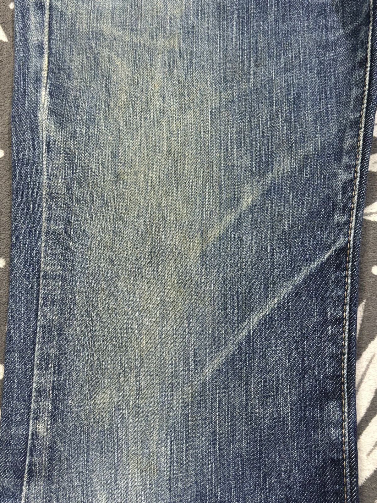 Tornado Mart Japanese Brand Kamikaze Attack Flare Distressed Jeans Size US 31 - 7 Thumbnail