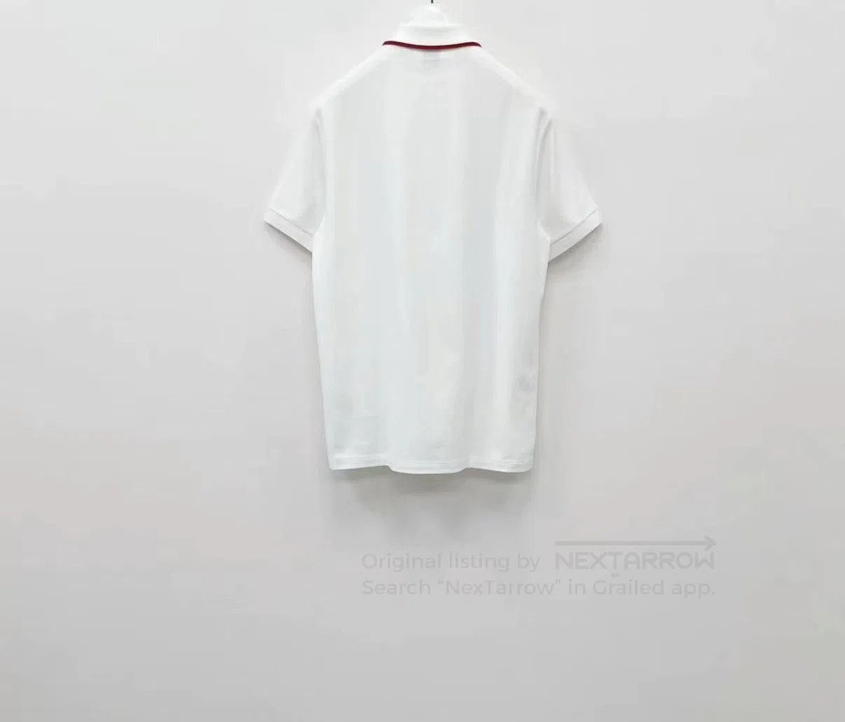 Burberry White Short Sleeve Polo Shirt - XL. Size US XL / EU 56 / 4 - 6 Thumbnail