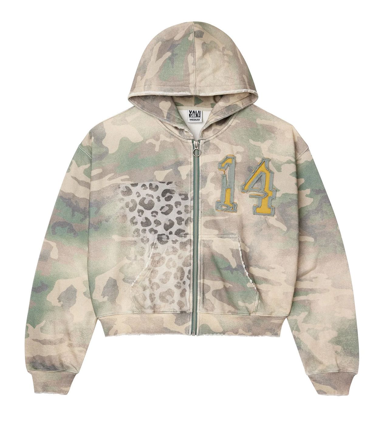 Vale Forever Cheetah Camo Zip Up Green Size US XL / EU 56 / 4 - 1 Thumbnail