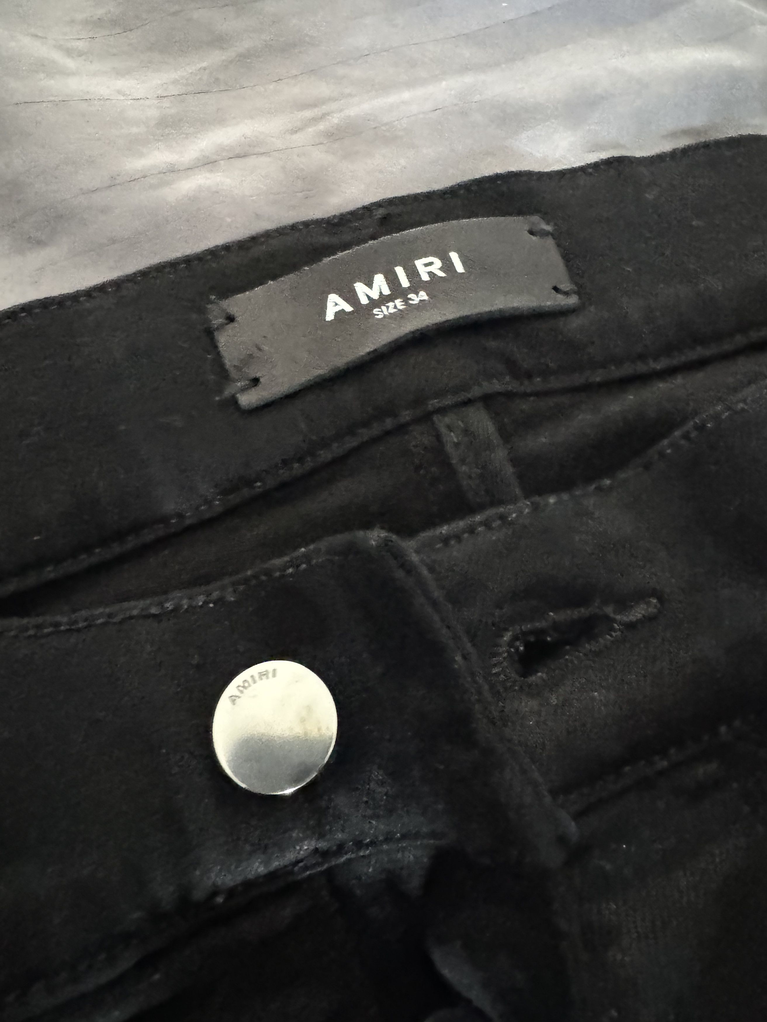 Amiri Amiri Men's Black Stack Skinny Jeans Size US 34 / EU 50 - 5 Thumbnail