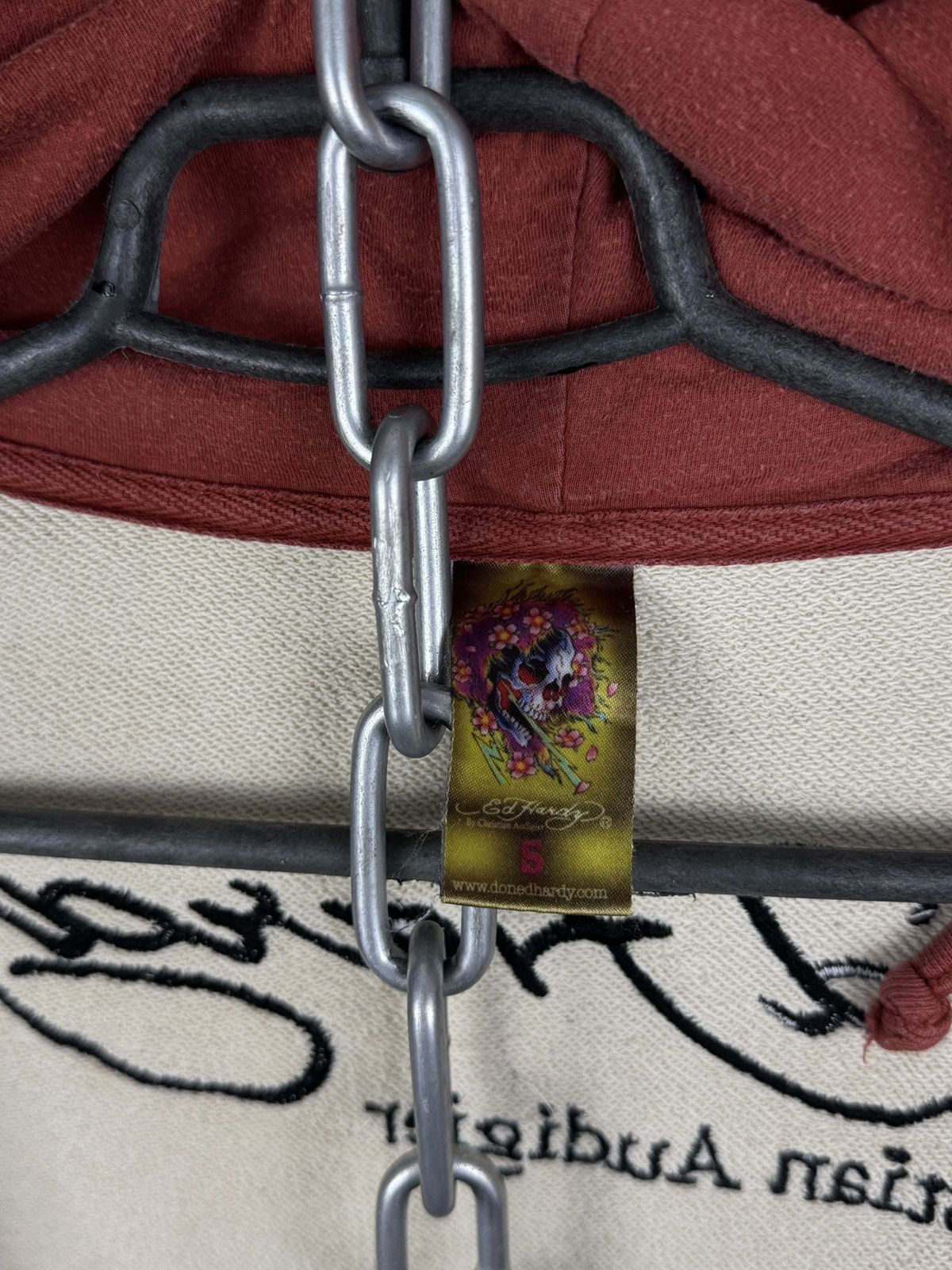 Christian Audigier Mens Vintage Ed Hardy zip hoodie Christian Audigier skeleton Size US S / EU 44-46 / 1 - 23 Thumbnail