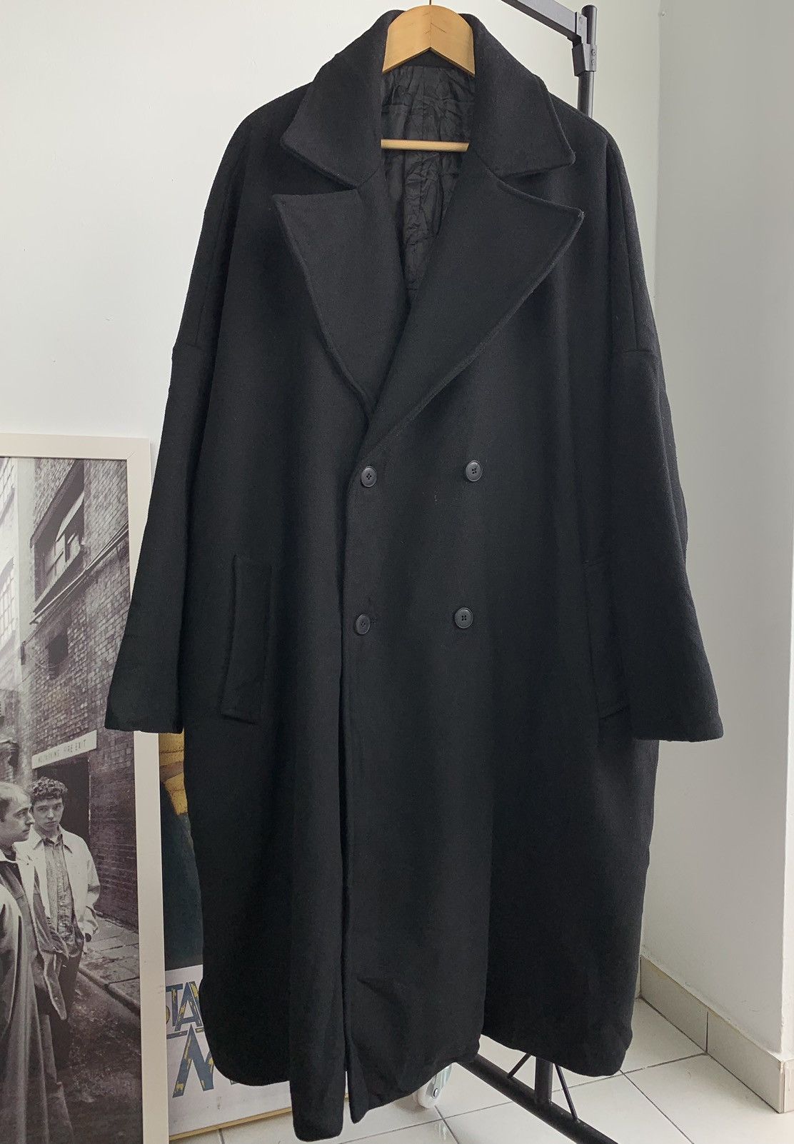 Japanese Brand Mc Coy by Gill Union Made Wool Overcoat Size US XL / EU 56 / 4 - 1 Thumbnail