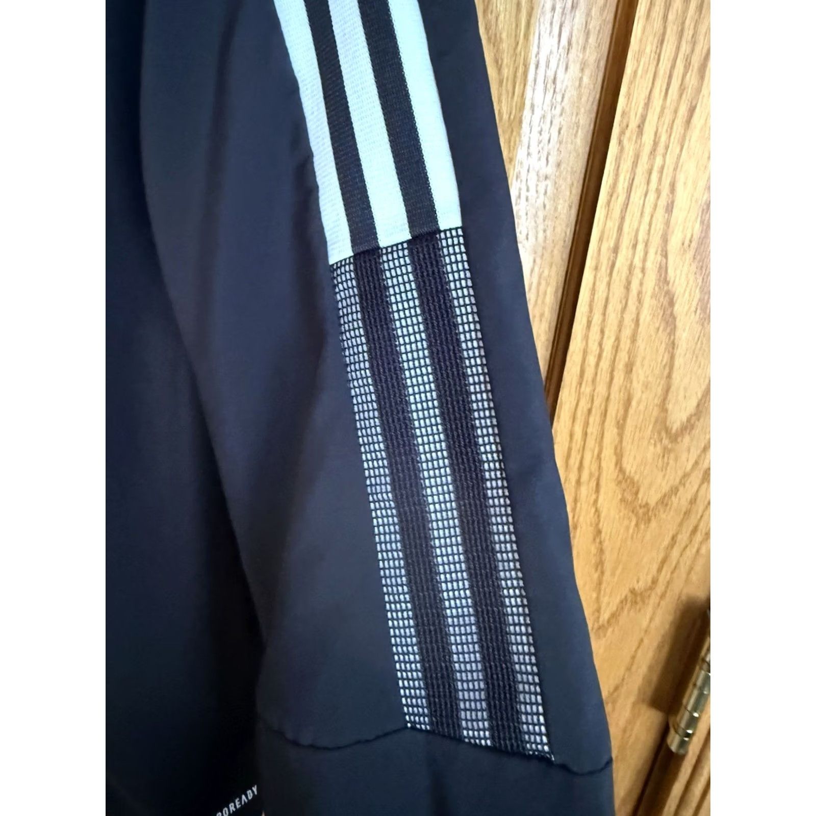 Adidas Adidas Track Jacket Full Zip Men XL Black AEROREADY 3-Stripes Activewear Shirt Hoodie? Size US XL / EU 56 / 4 - 3 Thumbnail