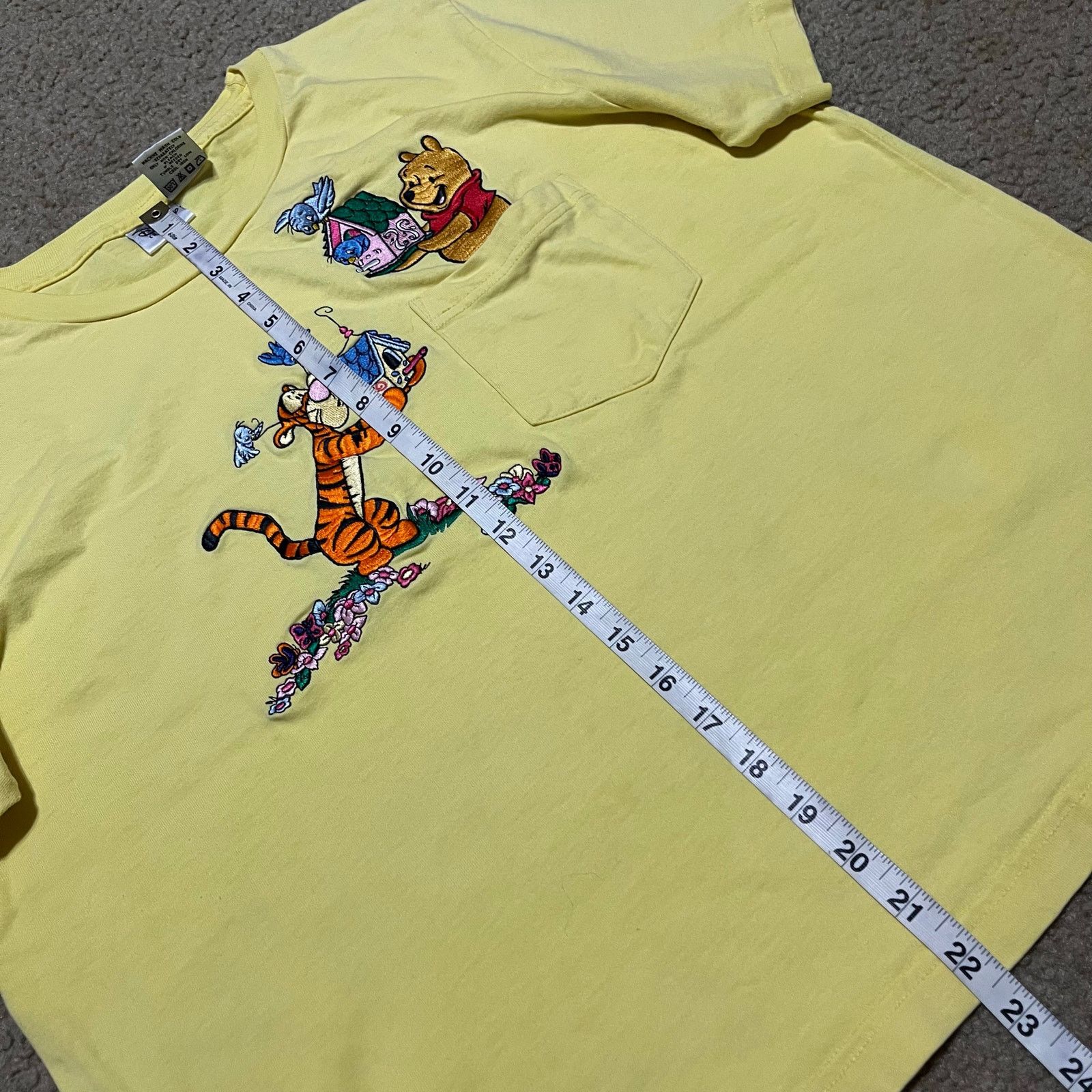 Disney Vintage Disney Winnie the Pooh Tigger Birdhouse Yellow Tee Size XL / US 12-14 / IT 48-50 - 5 Thumbnail