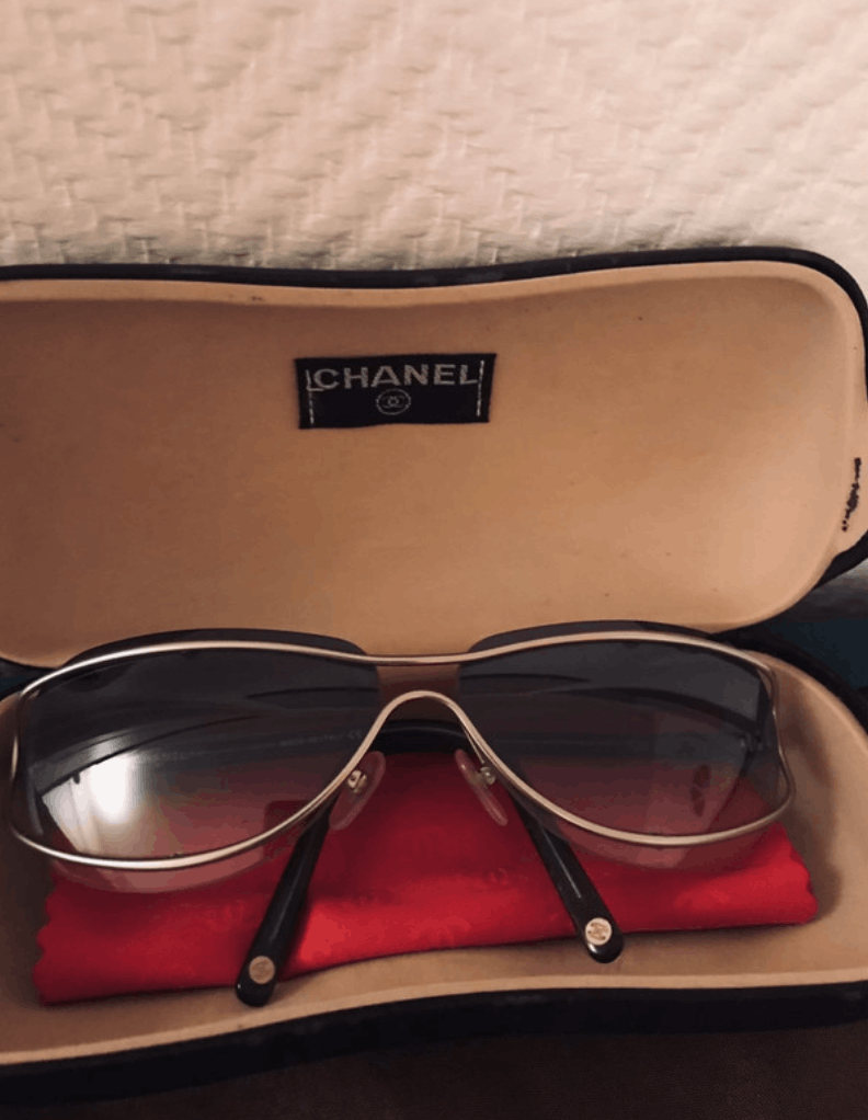 Chanel × Vintage CHANEL Sunglasses 4020 Mask Visor Rimless Ski Shield 4033 Size ONE SIZE - 2 Thumbnail