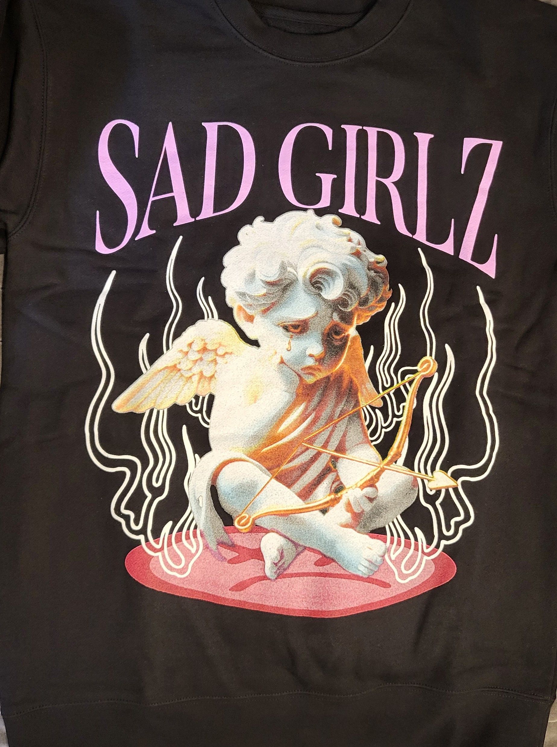 Sad Boys Sad Boyz "Sad Girlz" Black Sweater sz S Size US S / EU 44-46 / 1 - 1 Preview