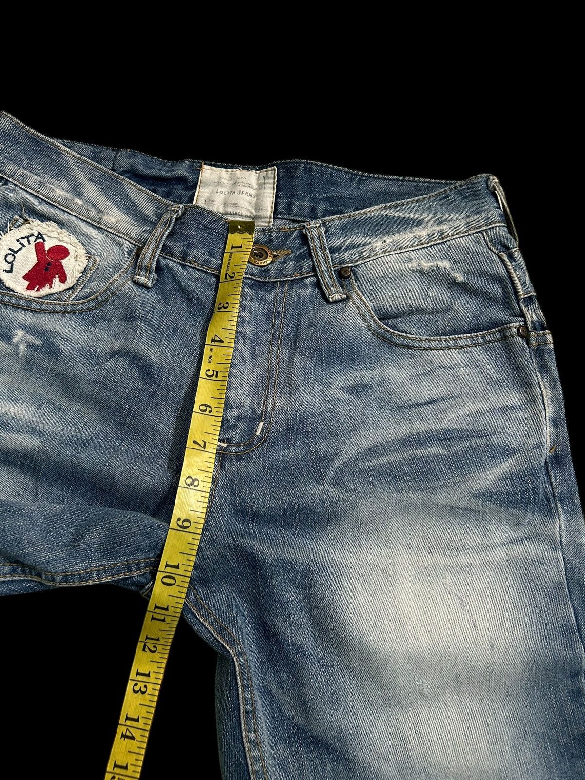 Japanese Brand × Kapital × Vintage Double Waist Lolita Japanese Punk Style Denim Jeans Size US 32 / EU 48 - 23 Thumbnail