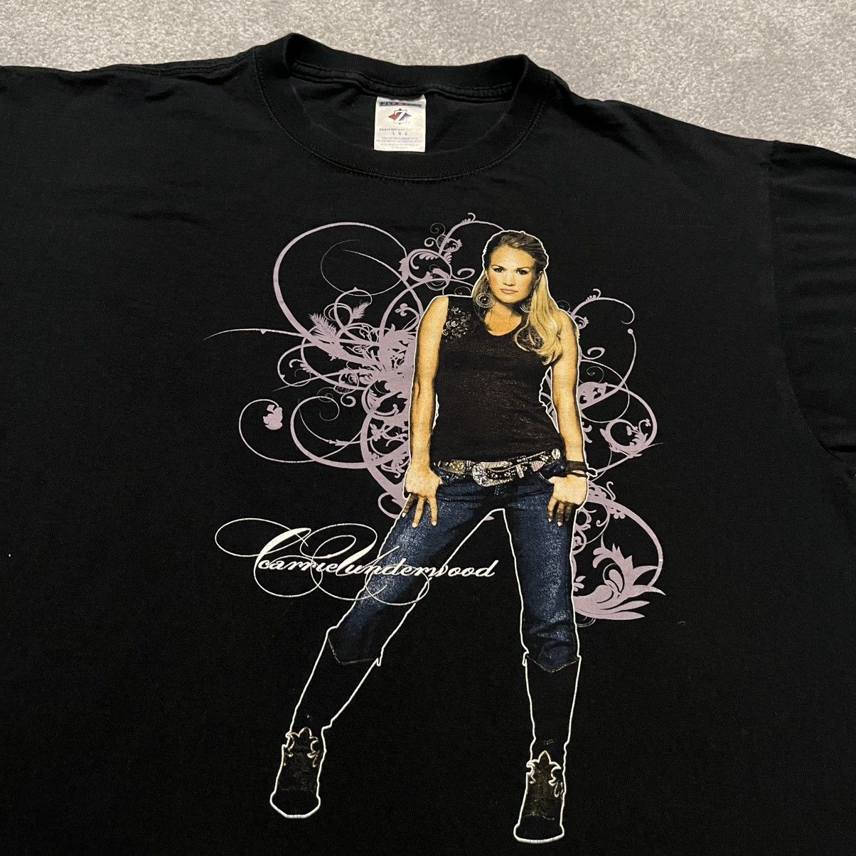 Band Tees × Vintage Vintage 2000s Carrie Underwood BB Simon Graphic Tour T Shirt Size US L / EU 52-54 / 3 - 3 Thumbnail