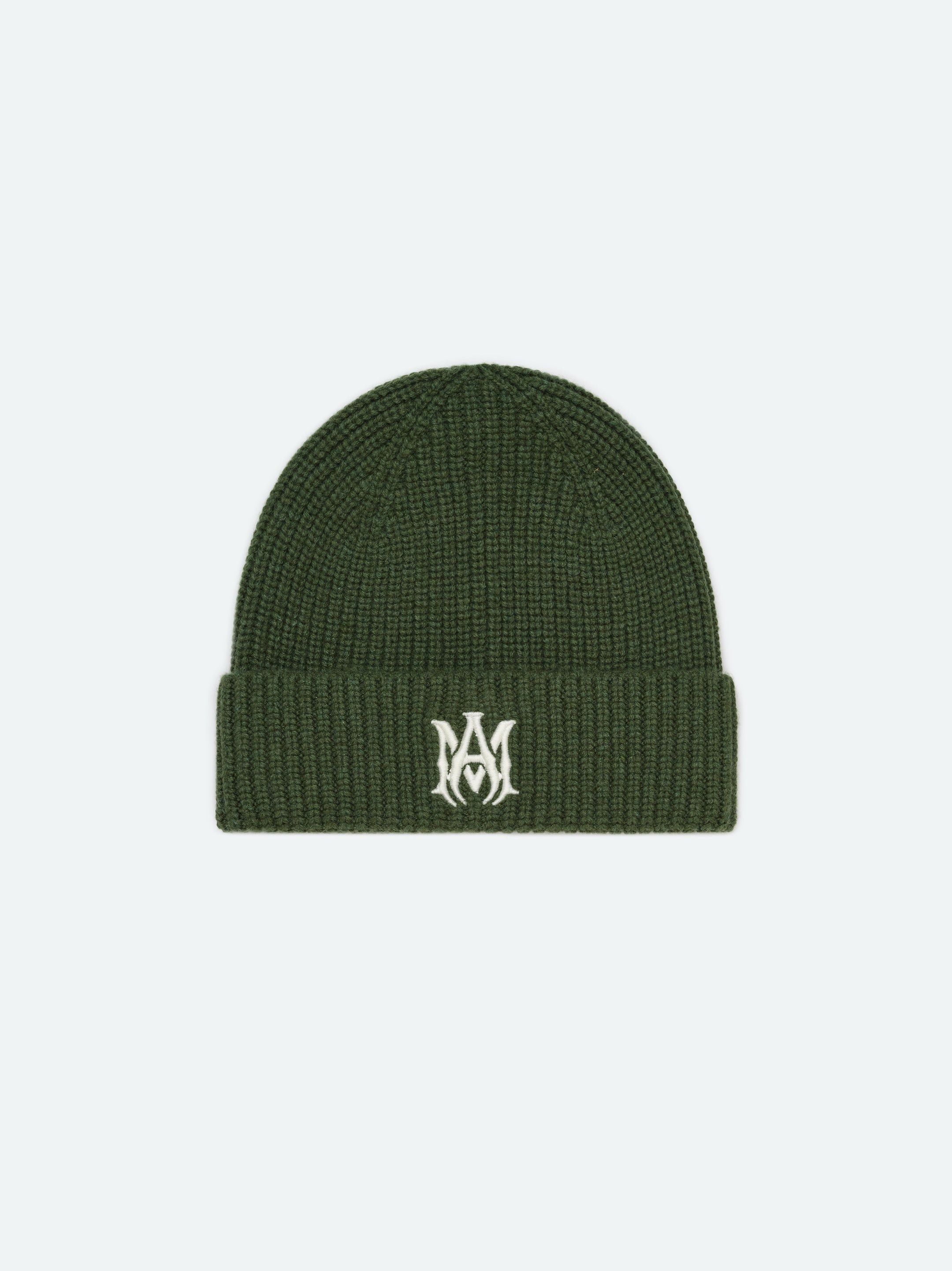 Amiri o1w1db10325 Size: OS / MA Logo Beanie Hat / Cap in Green Size ONE SIZE - 1 Thumbnail