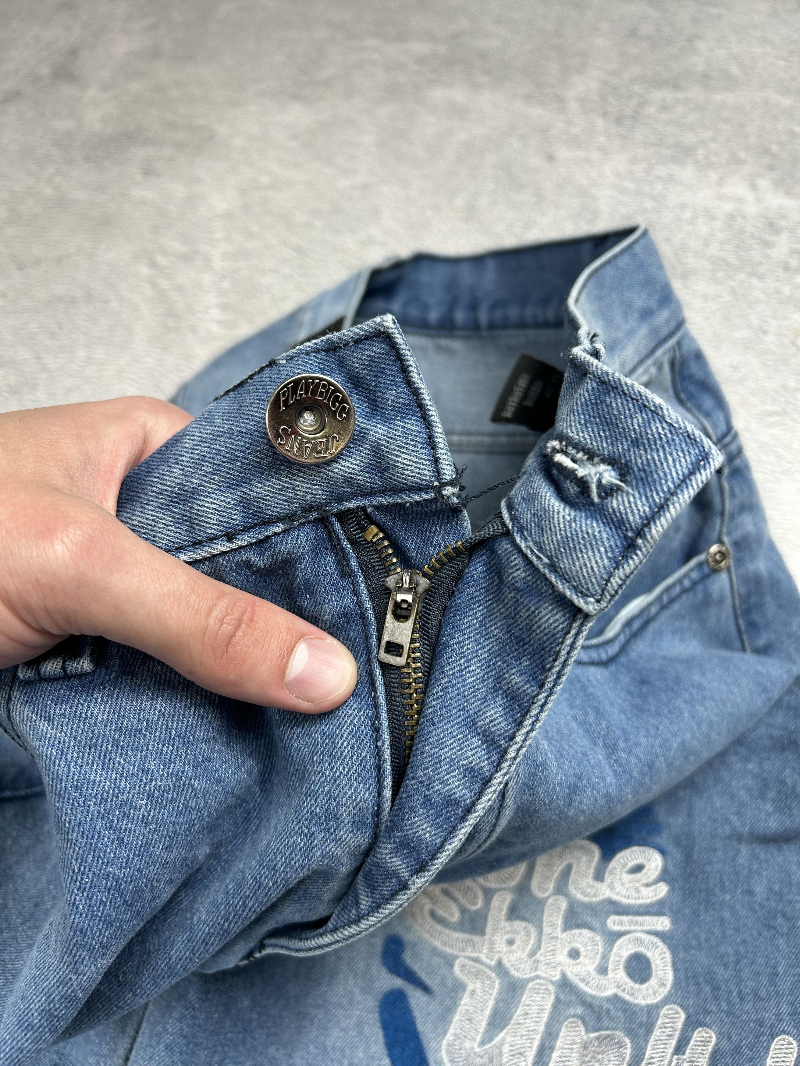 JNCO × Japanese Brand Vintage Drill jeans Ecko Unltd. style Baggy Skate AOP Rap Size US 34 / EU 50 - 7 Thumbnail