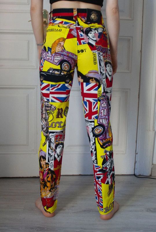 Versace Jeans Couture Versace Jeans Couture “Rock & Royalty” Beatles Pants Size 26" / US 2 / IT 38 - 3 Thumbnail