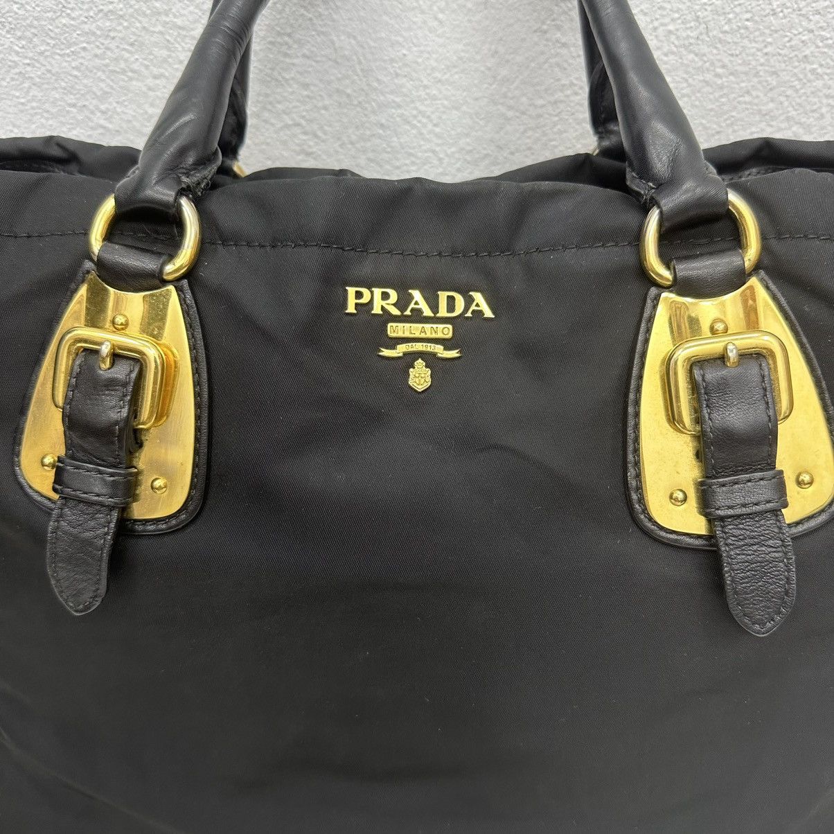 Prada ‼️LASTDROP‼️ AUTHENTIC PRADA TESSUTO CALF TOTE WITH LONG STRAP Size ONE SIZE - 7 Thumbnail