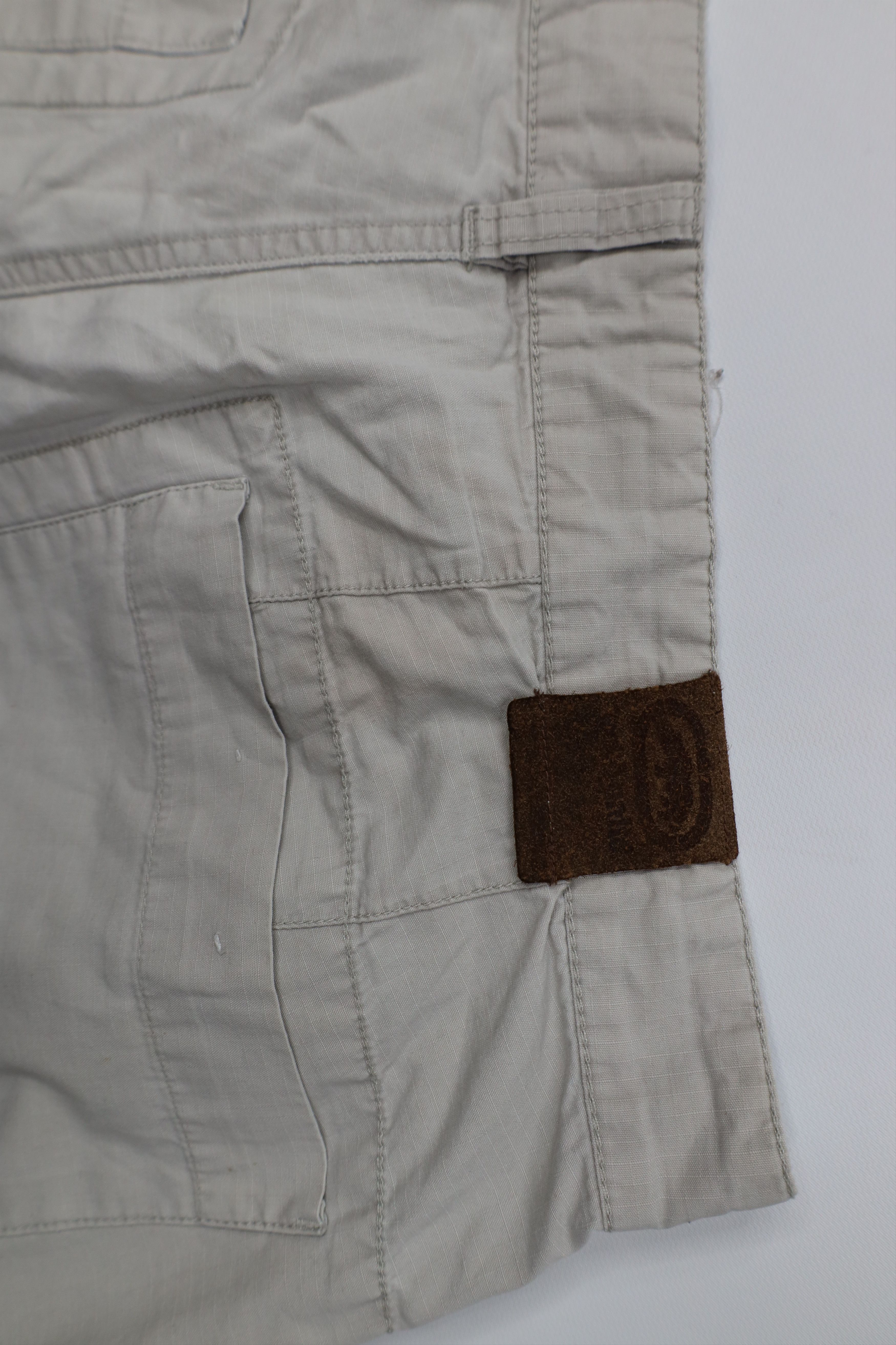 Ecko Unltd. Vintage 90s Y2K Ecko Baggy Ripstop Cargo Shorts Beige Cotton Size US 38 / EU 54 - 16 Thumbnail