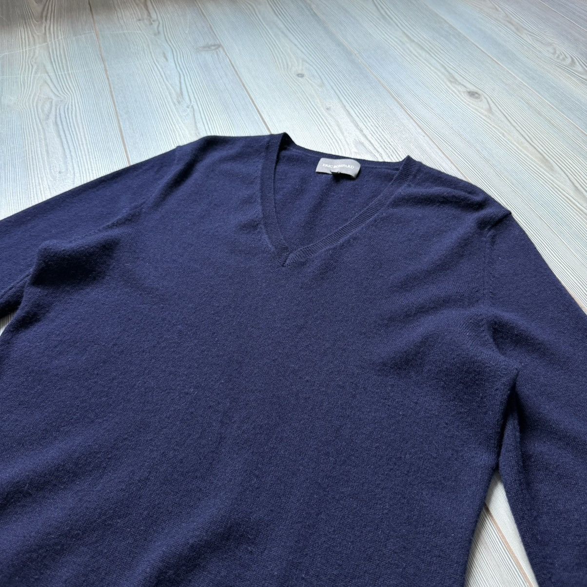 Other Eric Bompard Cashmere V Neck Sweater Size XXL / US 16-18 / IT 52-54 - 11 Thumbnail