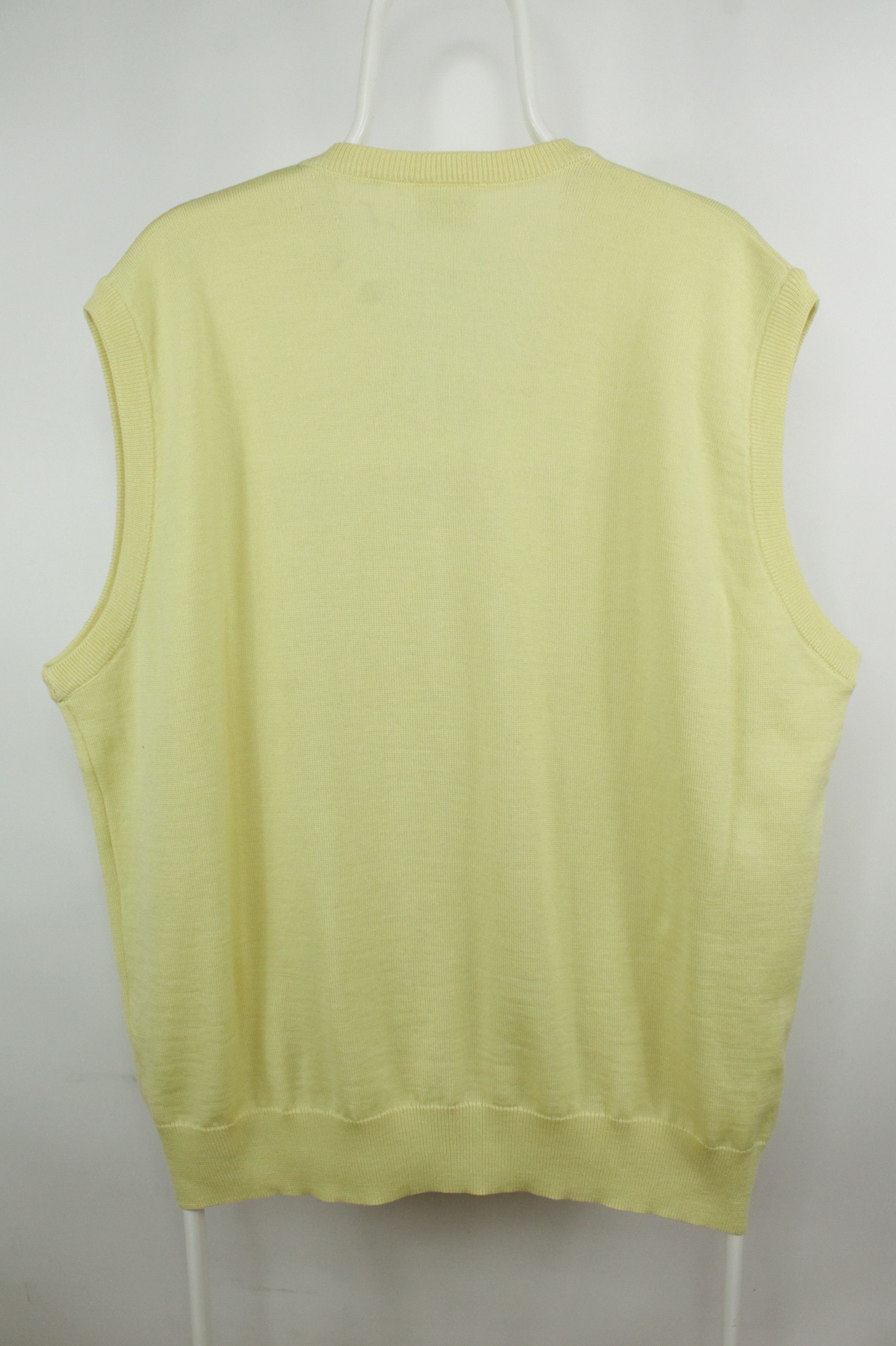 Lacoste Vintage Lacoste Knit Yellow Wool Vest Sweater Men's Size US XXL / EU 58 / 5 - 5 Thumbnail