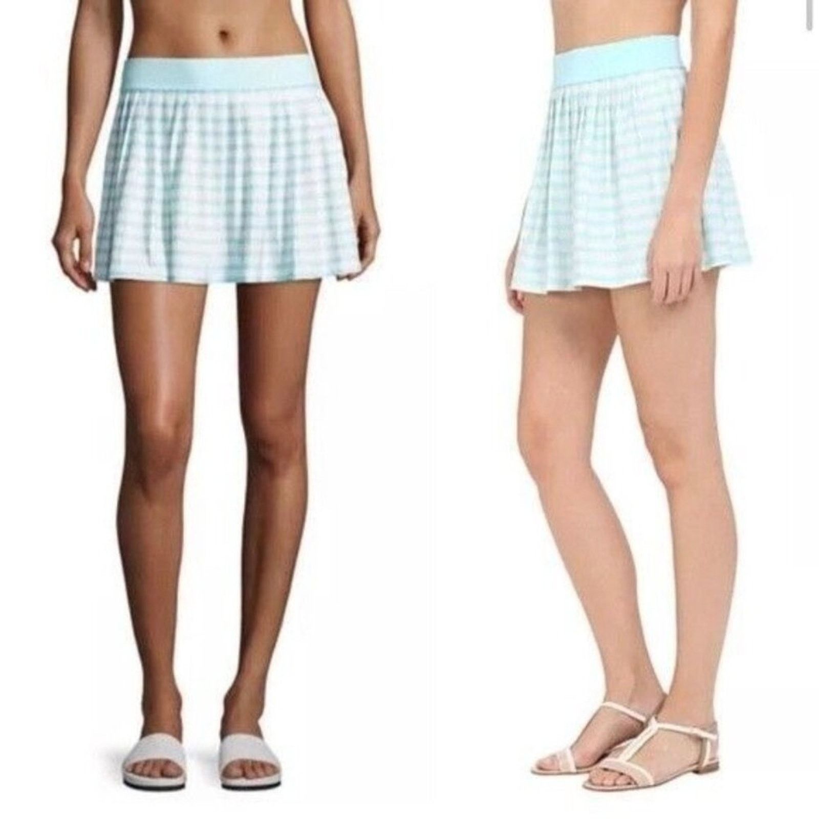 Kate Spade Kate Spade Coverup Skirt XS NWT Nahant Shore Blue White Size ONE SIZE - 1 Thumbnail