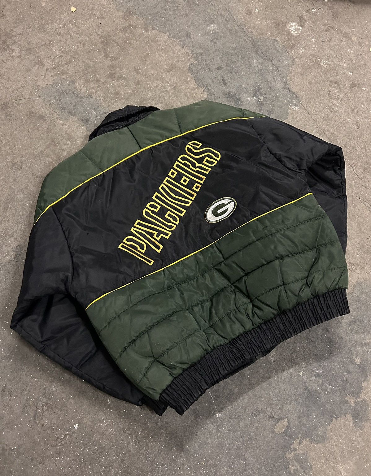 NFL × Pro Player × Vintage Vintage Bomber jacket NFL Pro Player G Packer Size US M / EU 48-50 / 2 - 2 Thumbnail