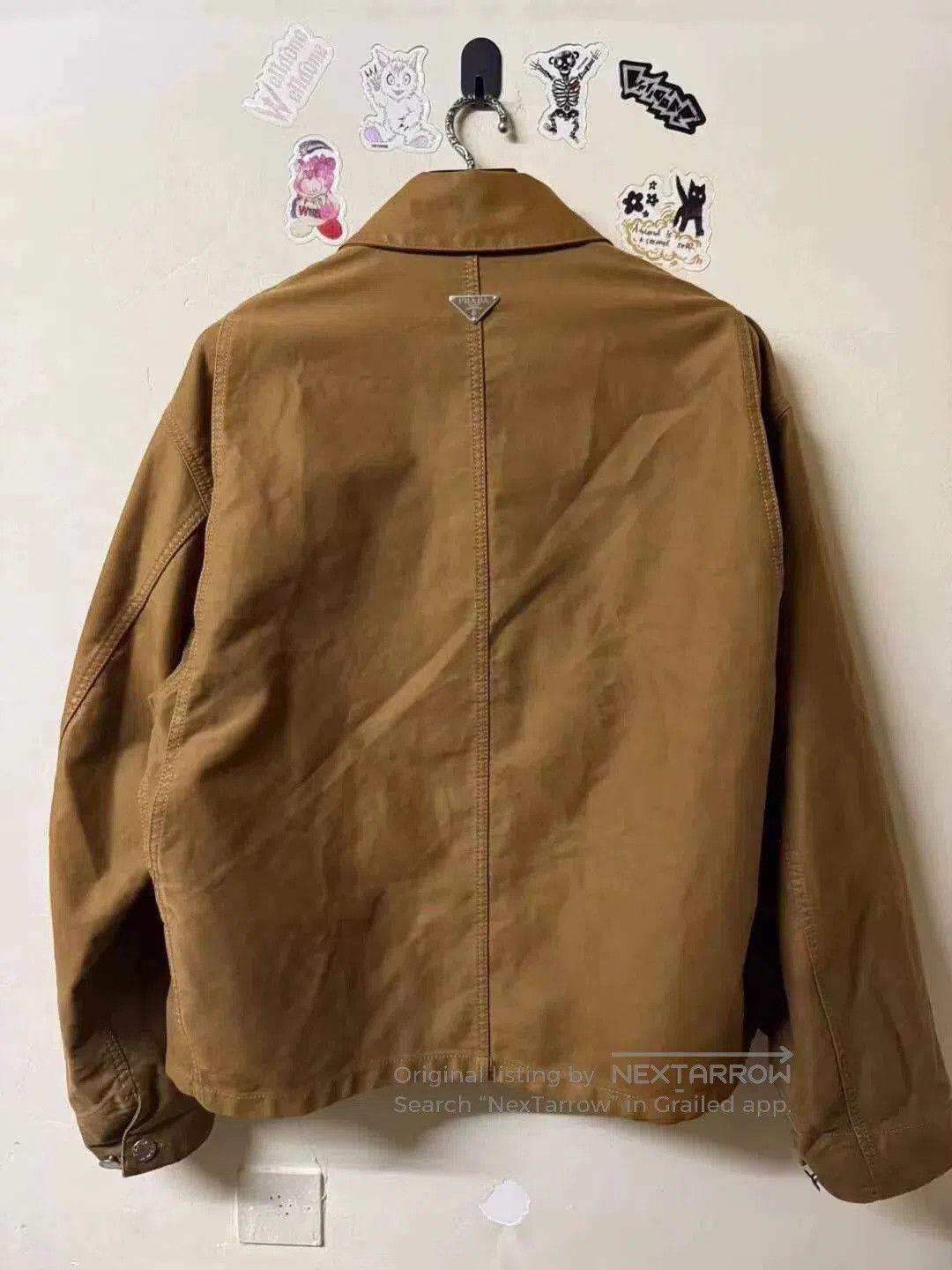 Prada prada khaki moleskin jacket size m. Size US M / EU 48-50 / 2 - 2 Thumbnail