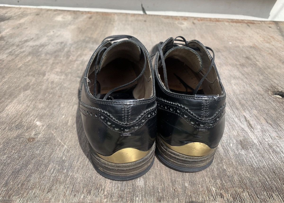Alexander McQueen ALEXANDER MCQUEEN Steel Toe and Back Brogue Derby ...