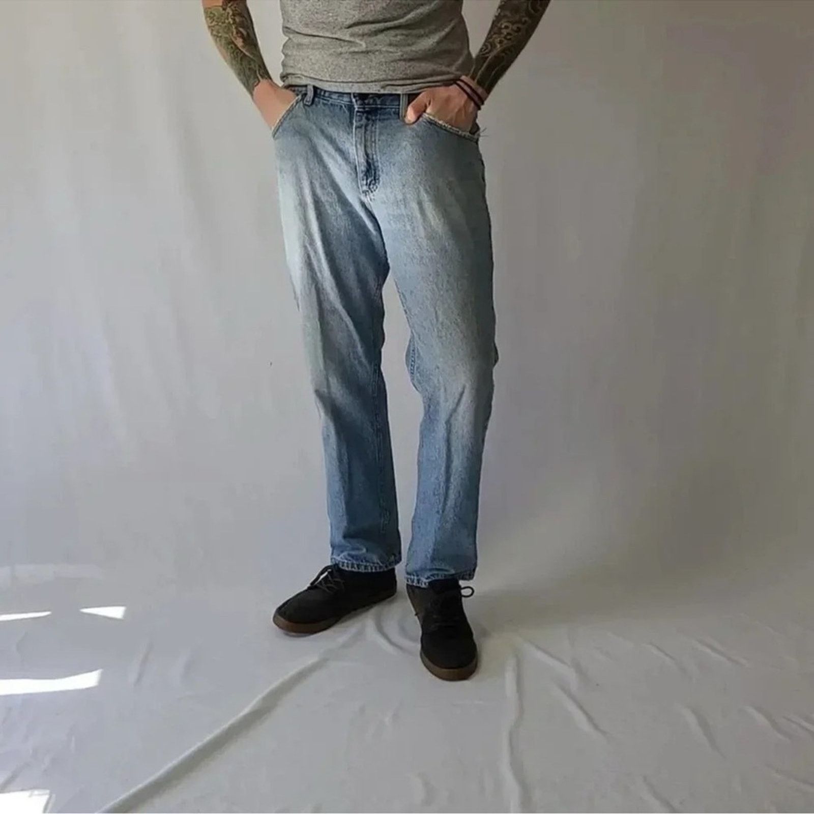 Lee Vintage Lee Straight Leg Jeans Size US 36 / EU 52 - 11 Thumbnail