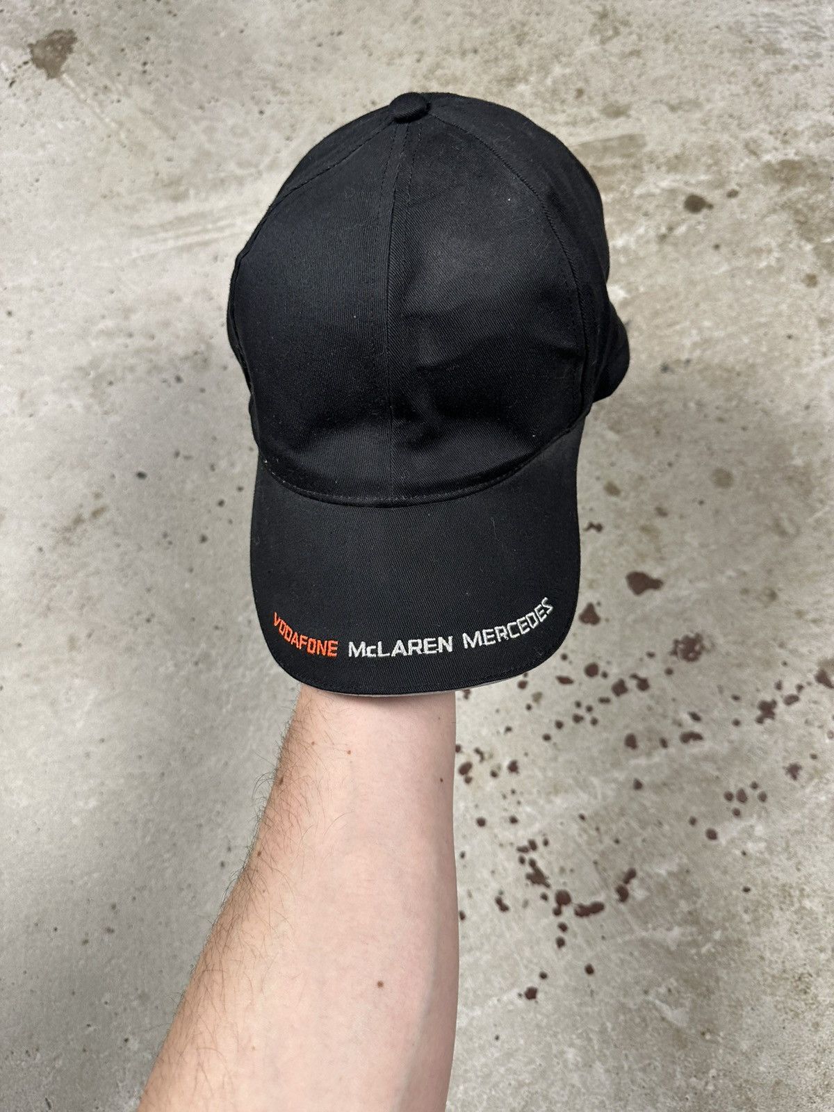 Mercedes-Benz Vintage Y2K Lewis Hamilton F1 McLaren Mercedes Hat Cap Size ONE SIZE - 3 Thumbnail