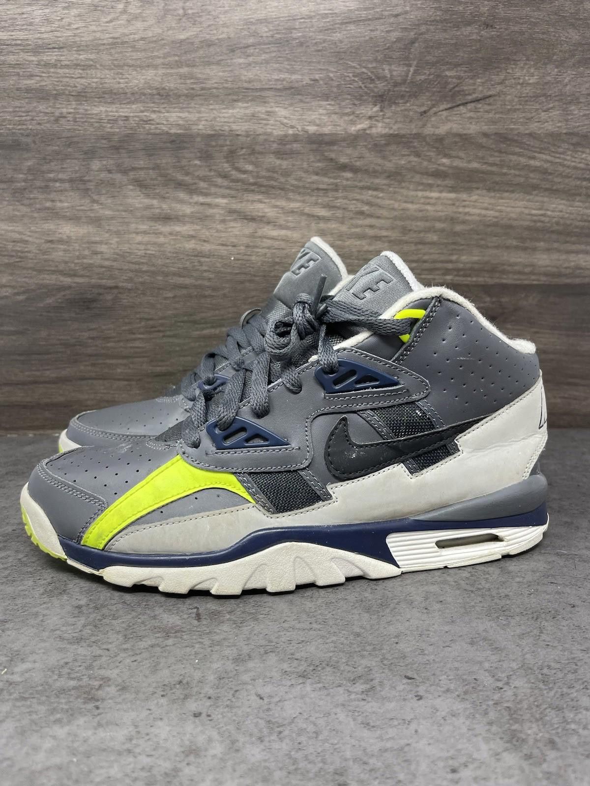 Nike Nike Air Trainer SC High Shoes Kids Size 7Y Dark Grey Green Size US 7 / EU 40 - 1 Thumbnail