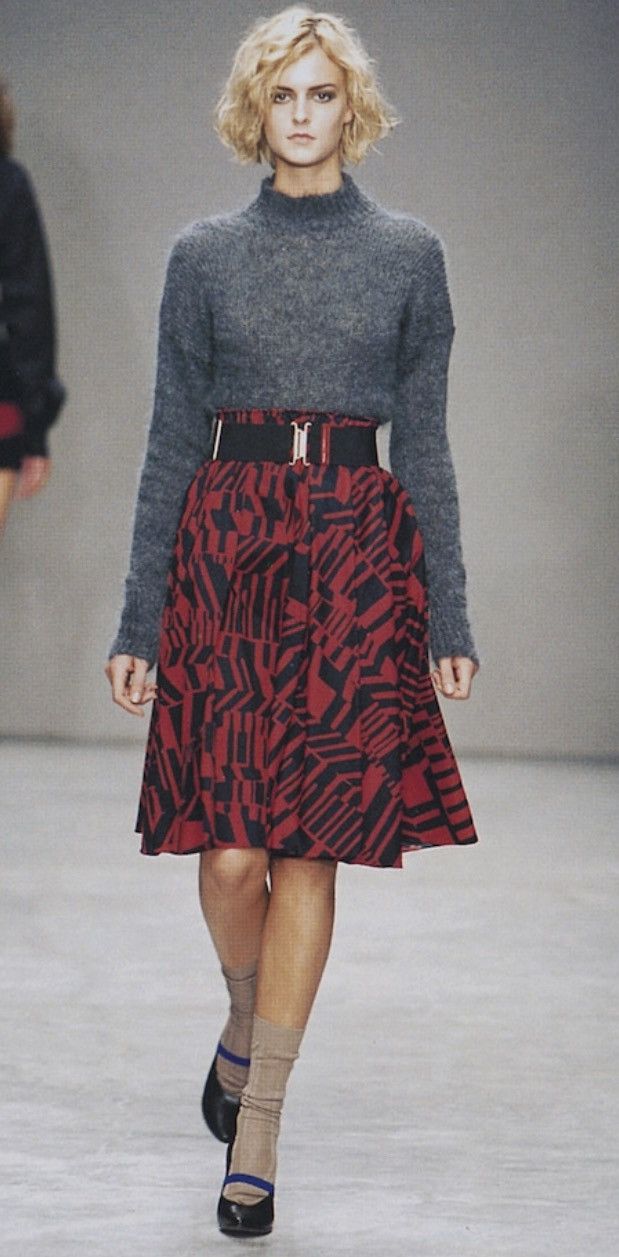 Miu Miu Miu Miu S/S2001 Pattern Dress Size M / US 6-8 / IT 42-44 - 2 Thumbnail