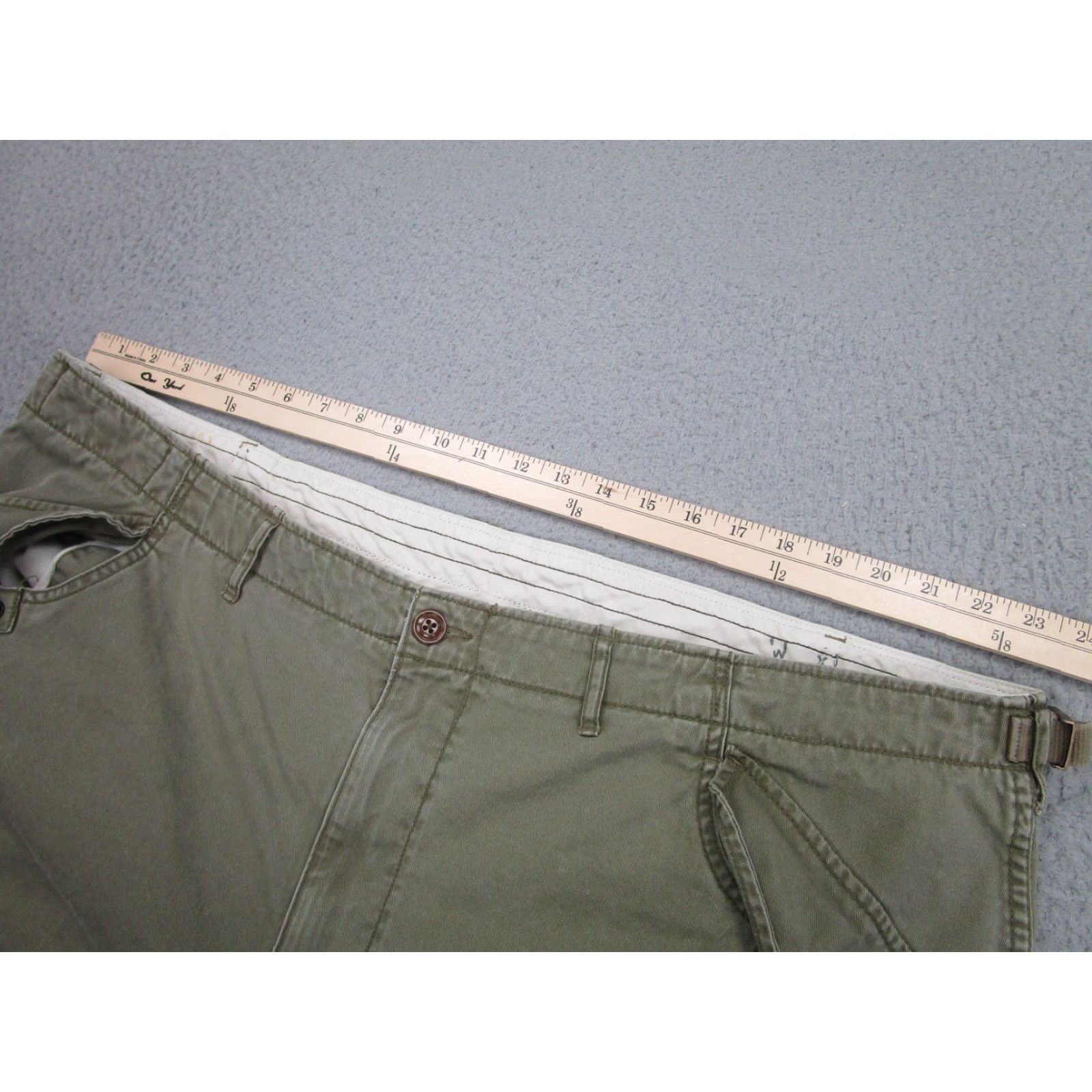 Polo Ralph Lauren VINTAGE Polo Ralph Lauren Cargo Pants Mens 46 Green Army Cut Off Paratrooper Grunge y2k Size US XXL / EU 58 / 5 - 7 Thumbnail