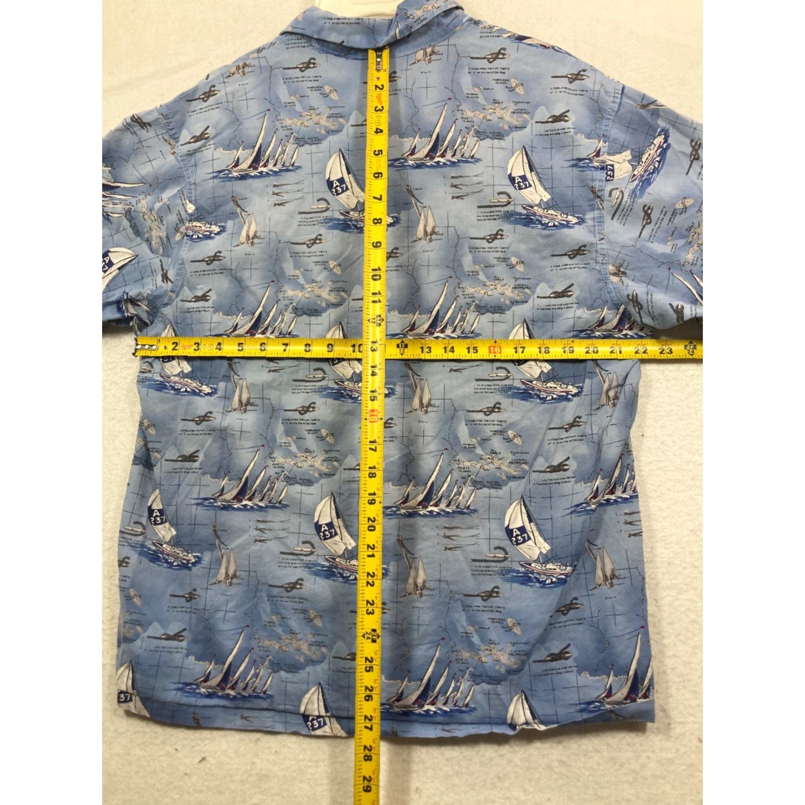 DANCER Toucan Dance Shirt Mens Large Hawaiian Button Up Casual Sailing boats Size US L / EU 52-54 / 3 - 6 Thumbnail