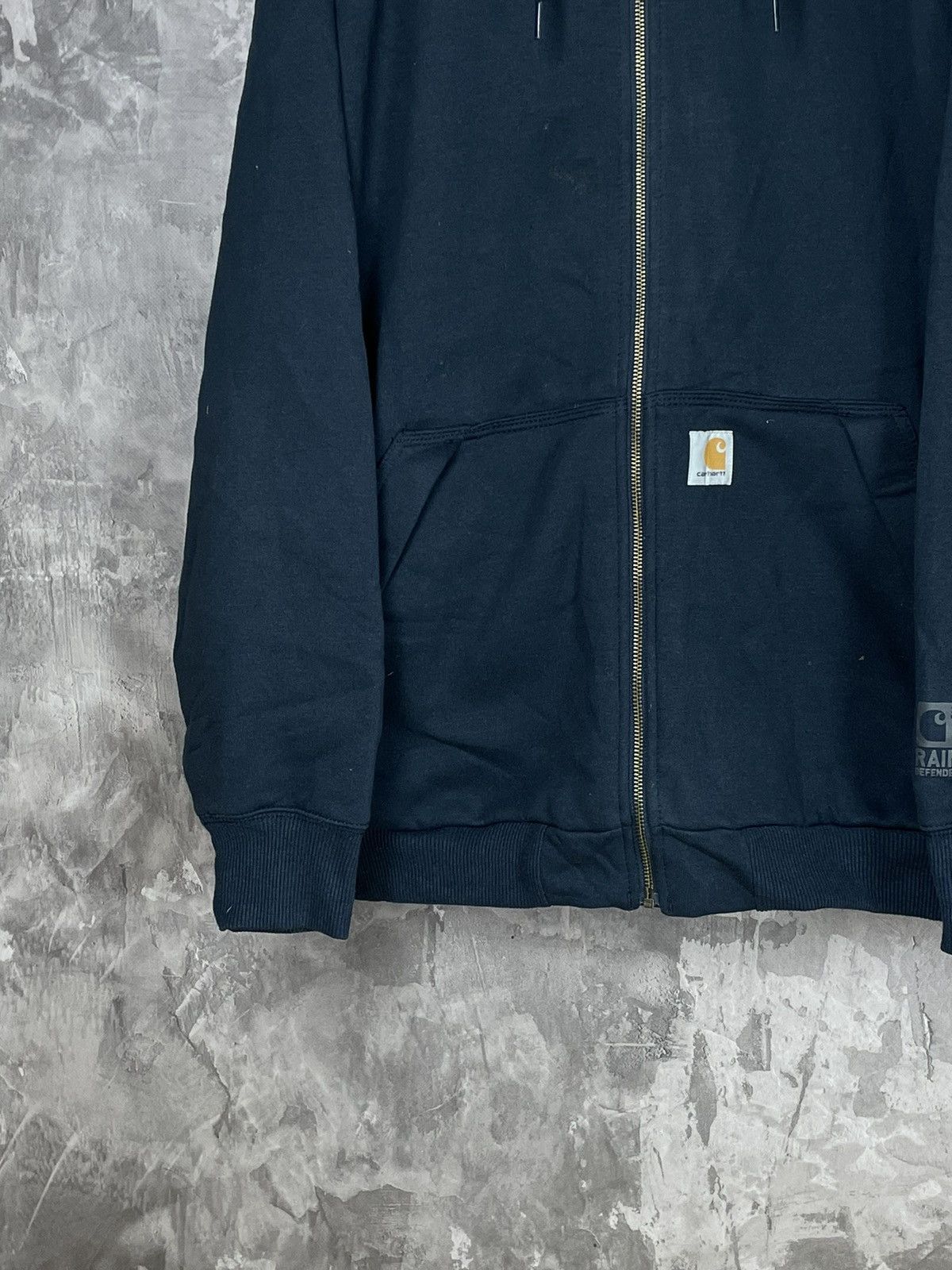 Carhartt Vintage Y2K Essential Carhartt Boxy Zip Up Hoodie Fur Skater Size US XL / EU 56 / 4 - 5 Thumbnail