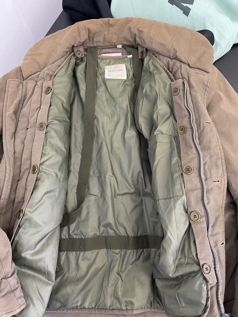 Helmut Lang HELMUT LANG size48 Military green flight jacket Size US M / EU 48-50 / 2 - 7 Thumbnail