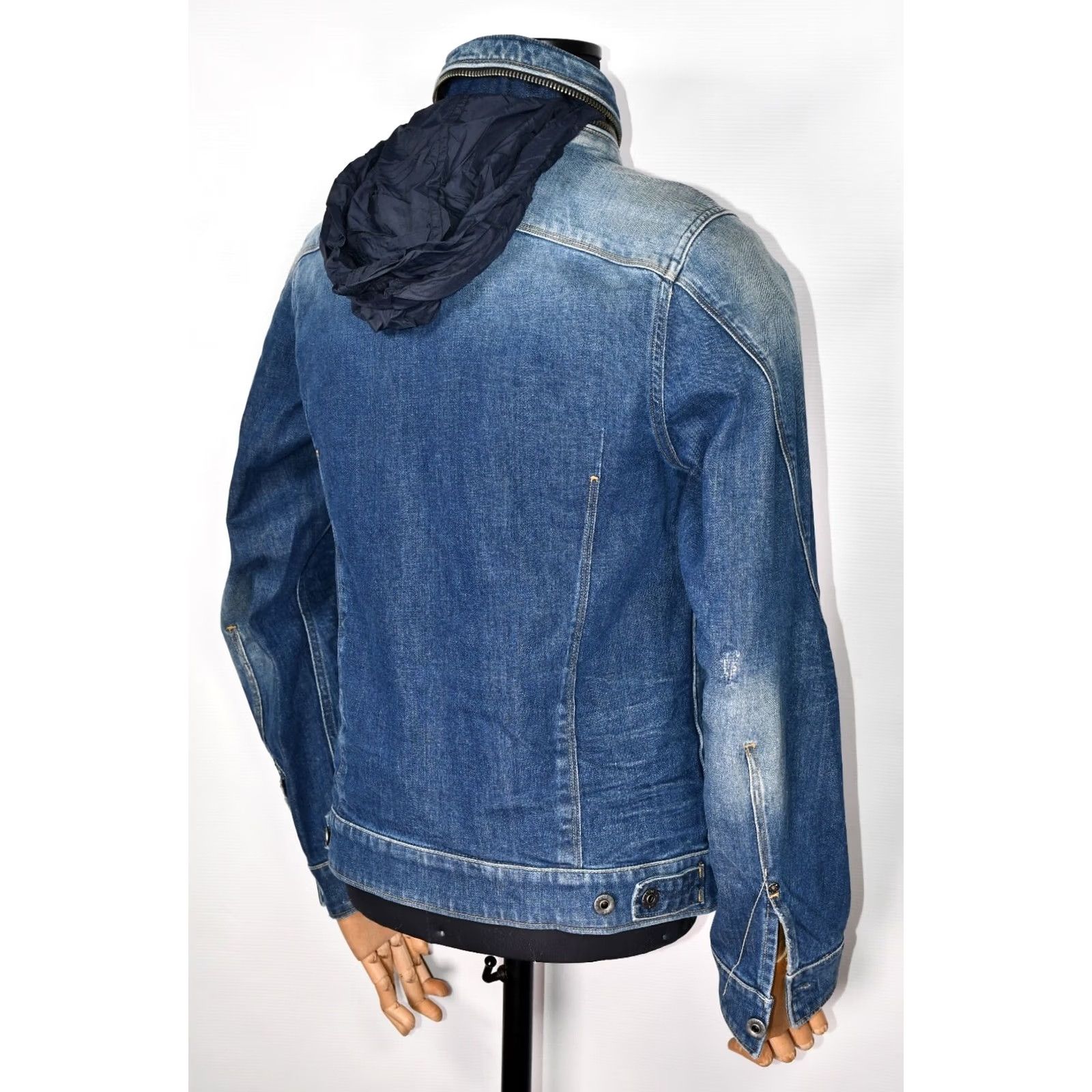 G-Star G-Star Arc Chopper 3D Slim Jacket DK Aged Restored Wils Stretch Denim size L Men Jacket Denim Size US L / EU 52-54 / 3 - 4 Thumbnail