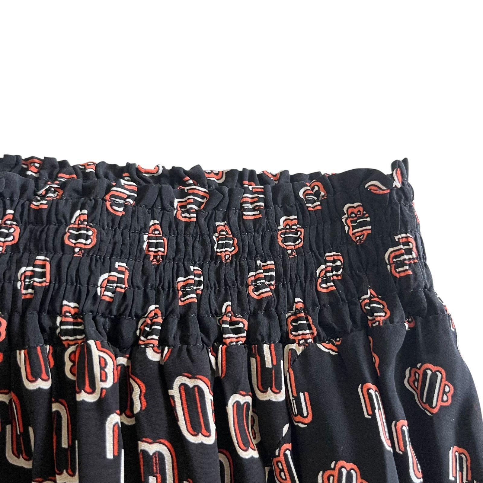 Maje Maje Geometric Scarf Print Black Patchwork Maxi Skirt Size 34" / US 12 / IT 48 - 3 Thumbnail