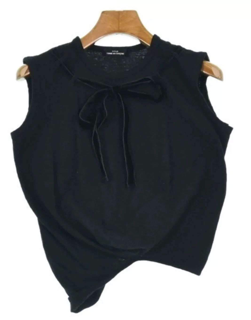 Comme des Garcons Black Sleeveless Top by COMME des GARCONS Size M / US 6-8 / IT 42-44 - 1 Thumbnail