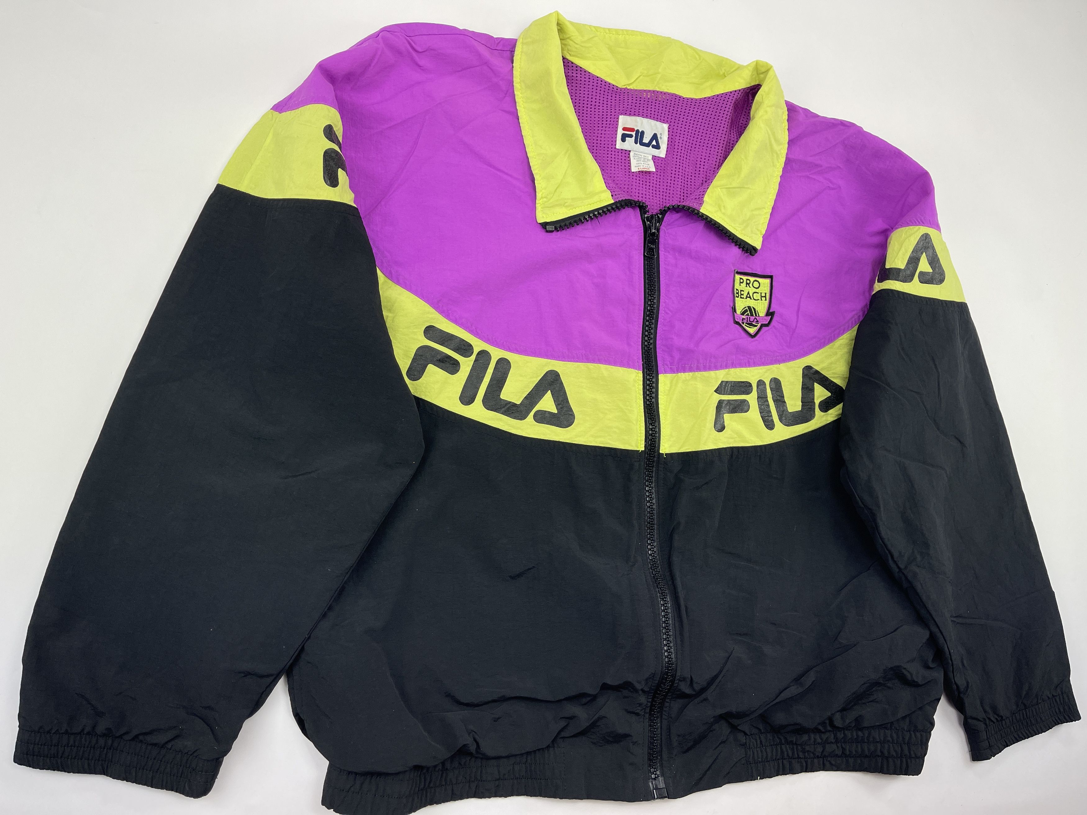 Fila FILA jacket, vintage windbreaker, 90s hip hop 1990s size XL Size US XL / EU 56 / 4 - 2 Thumbnail