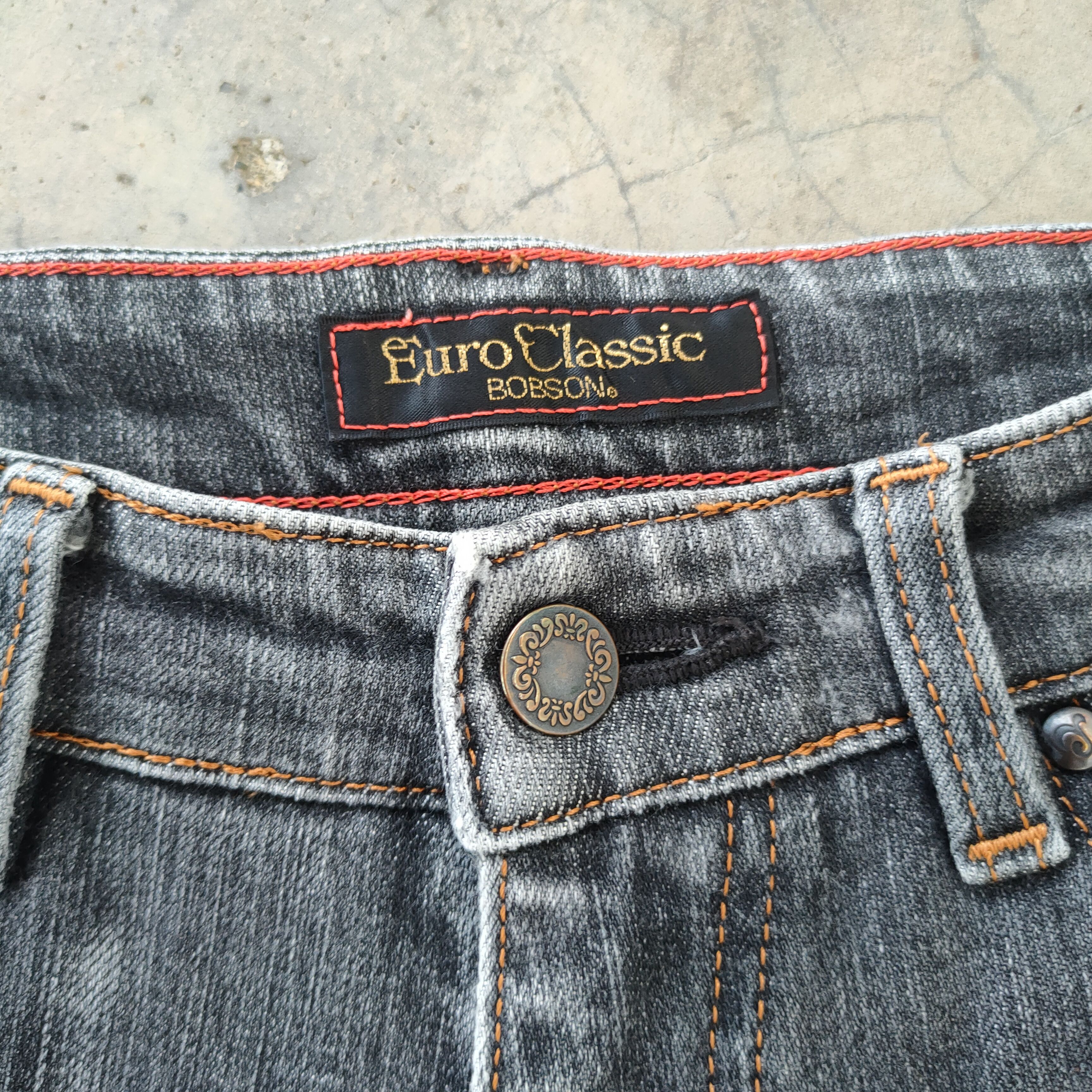 Japanese Brand × Jean × Vintage W30 VINTAGE JAPAN EC100 FADED BLACK JEANS DENIM PANTS Size US 30 / EU 46 - 4 Thumbnail