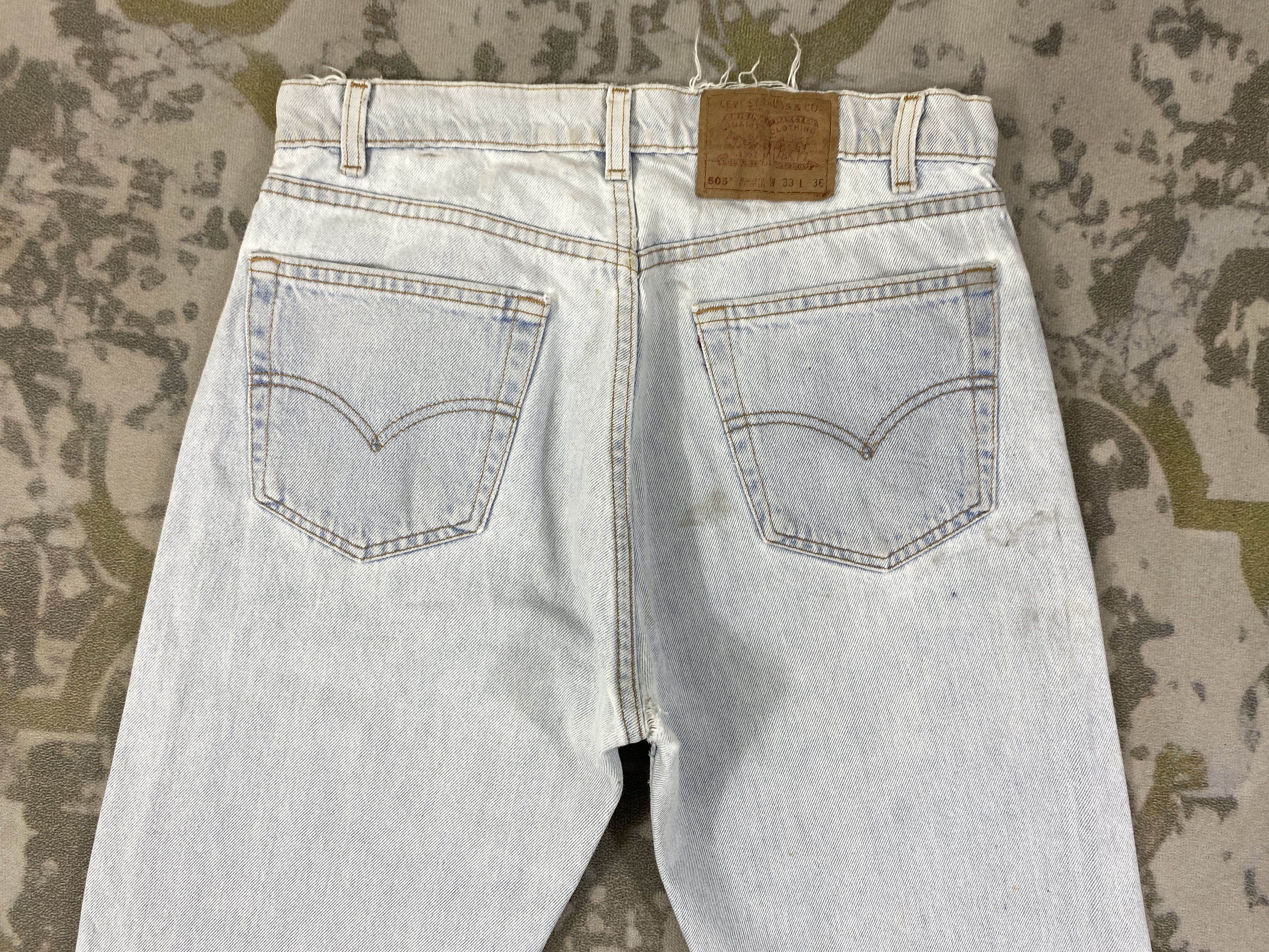 Levi's Vintage Levis 505 Jeans lgb style 33x28.5 - JN 2995 Size US 33 - 4 Thumbnail