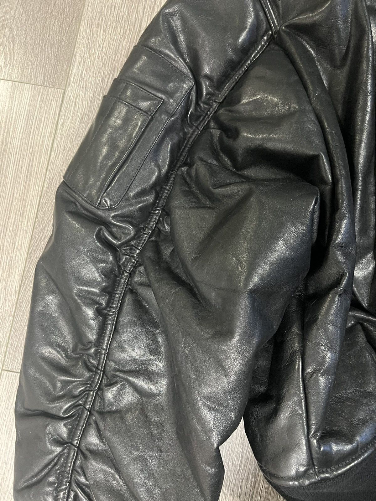 Balenciaga Balenciaga leather bomber jacket Size US M / EU 48-50 / 2 - 7 Thumbnail