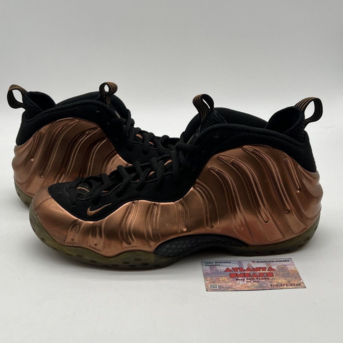 image of Nike Air Foamposite One Copper Shoes, Men's (Size 10)