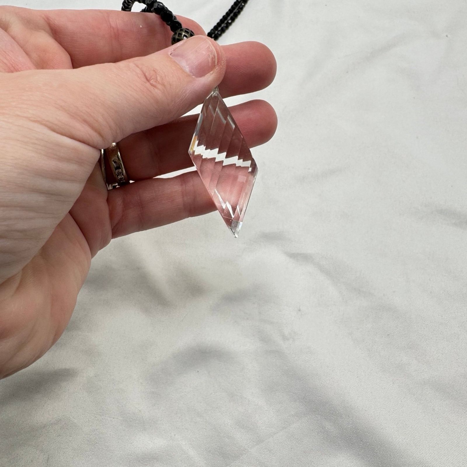 NBDN Nobrandedon VTG prism crystal necklace Size ONE SIZE - 4 Thumbnail