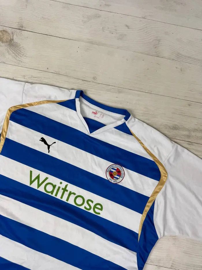 Puma Puma READING 2008 2009 HOME FOOTBALL SHIRT SOCCER JERSEY Size US XXL / EU 58 / 5 - 2 Thumbnail