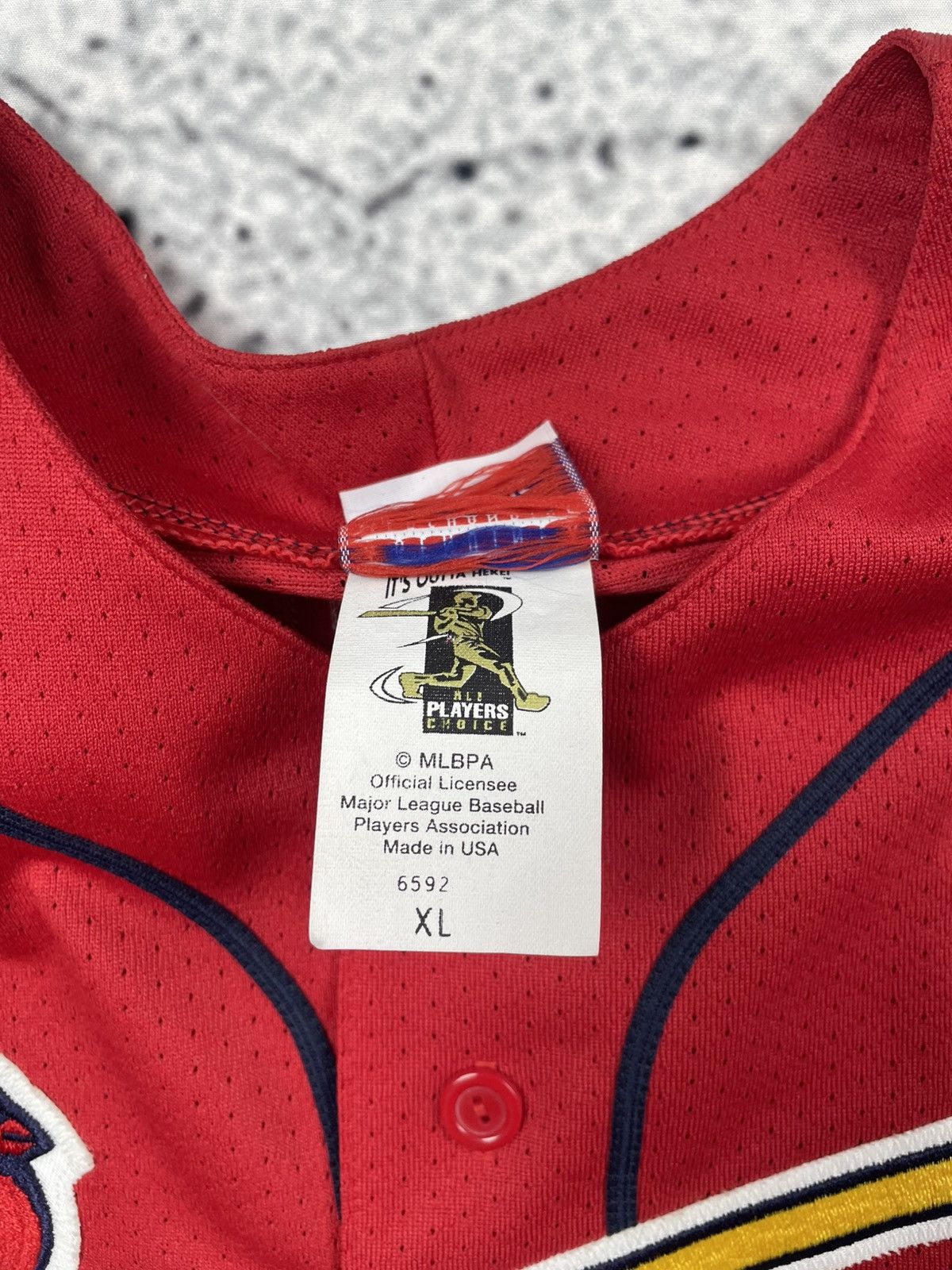 Majestic Majestic XL St. Louis Cardinals #25 Mark McGwire MLB Jersey Size US XL / EU 56 / 4 - 4 Thumbnail