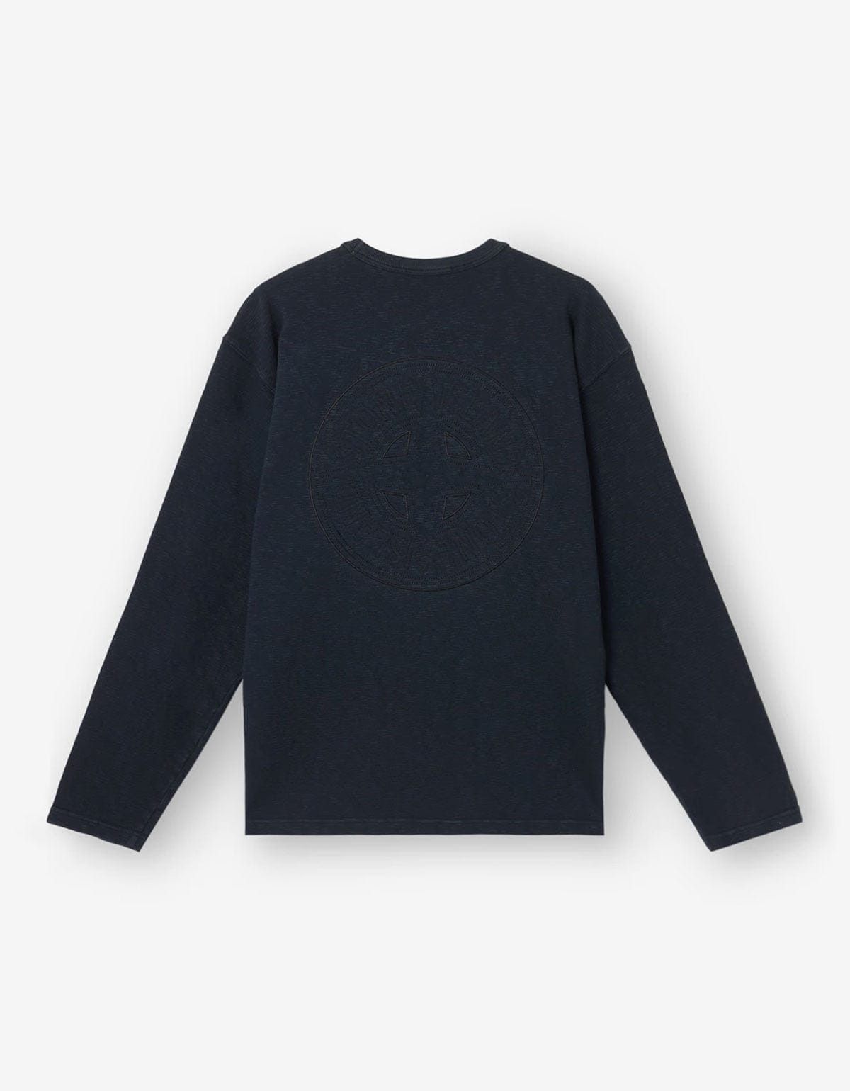 Stone Island Stone Island Blue Vanisé Old Effect Long Sleeve T-Shirt Size US L / EU 52-54 / 3 - 2 Thumbnail