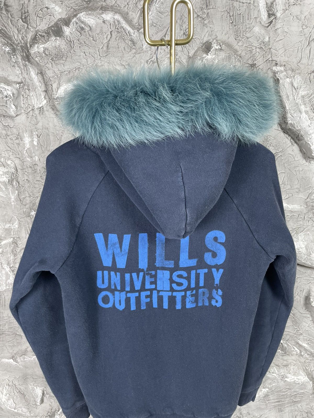 If Six Was Nine × Le Grande Bleu (L.G.B.) 2000s Y2K Punk Fur Zip Hoodie Hysteric Glamour Japanese Vibe Size US M / EU 48-50 / 2 - 6 Thumbnail