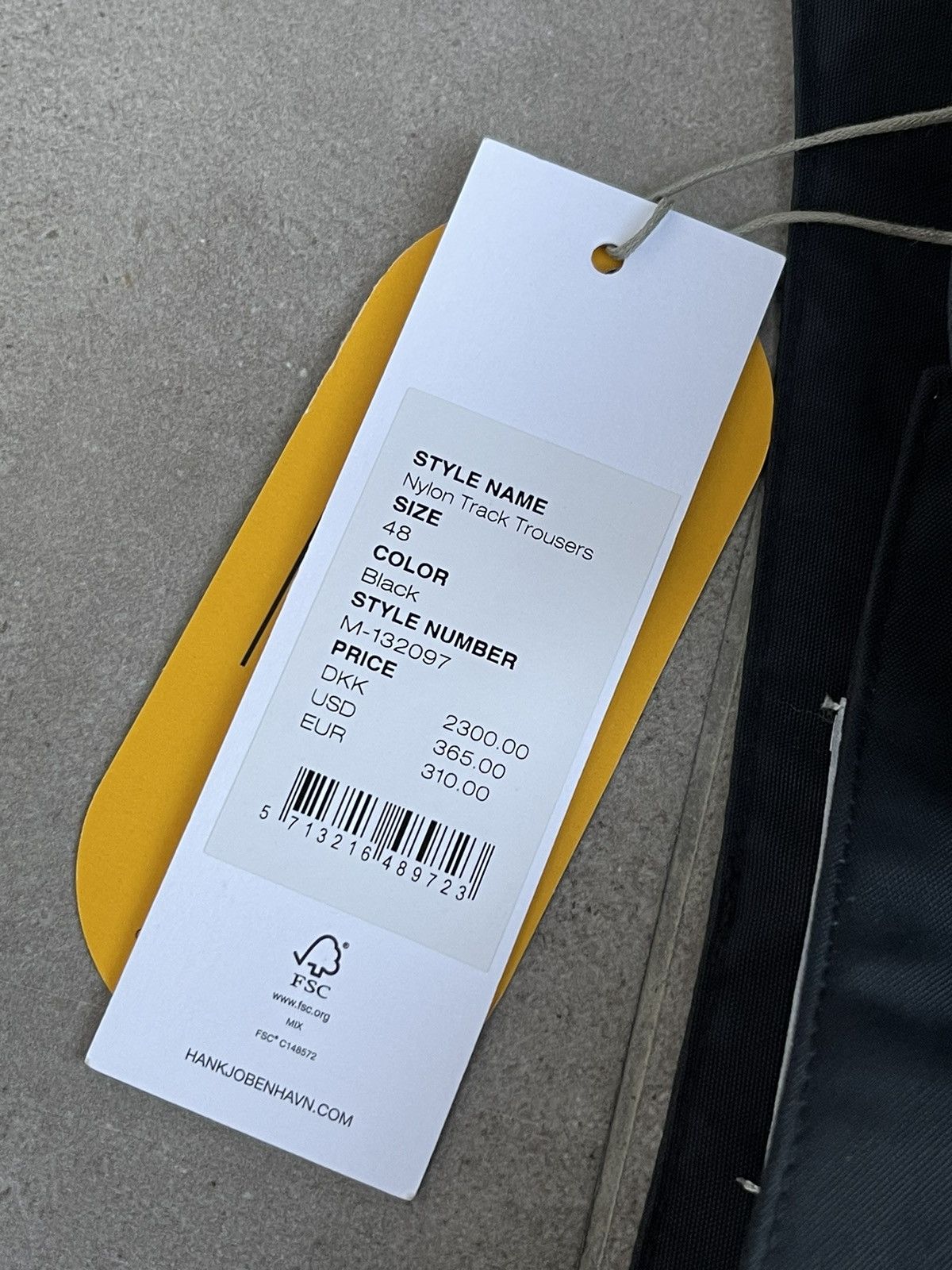 Han Kjobenhavn SS23 !DS! Han Kjobenhavn Oversized Nylon Navy Track Pants Size US 30 / EU 46 - 24 Thumbnail