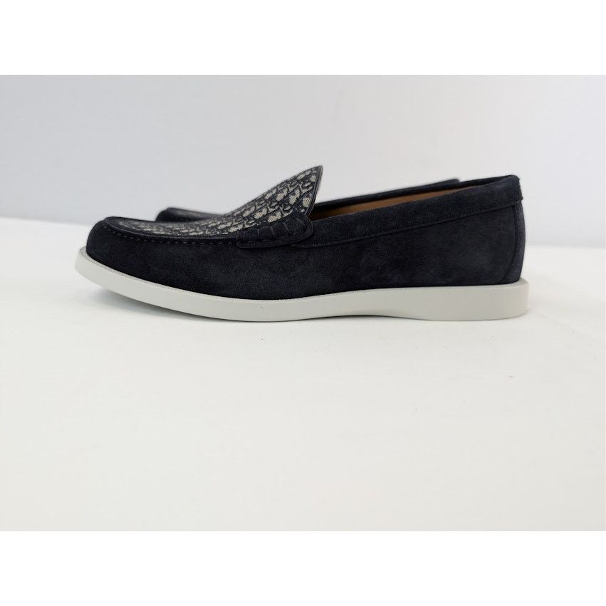 Dior o1rshd1 Granville Clean Smooth Loafer Boots in Blue / Beige Size US 10 / EU 43 - 10 Thumbnail