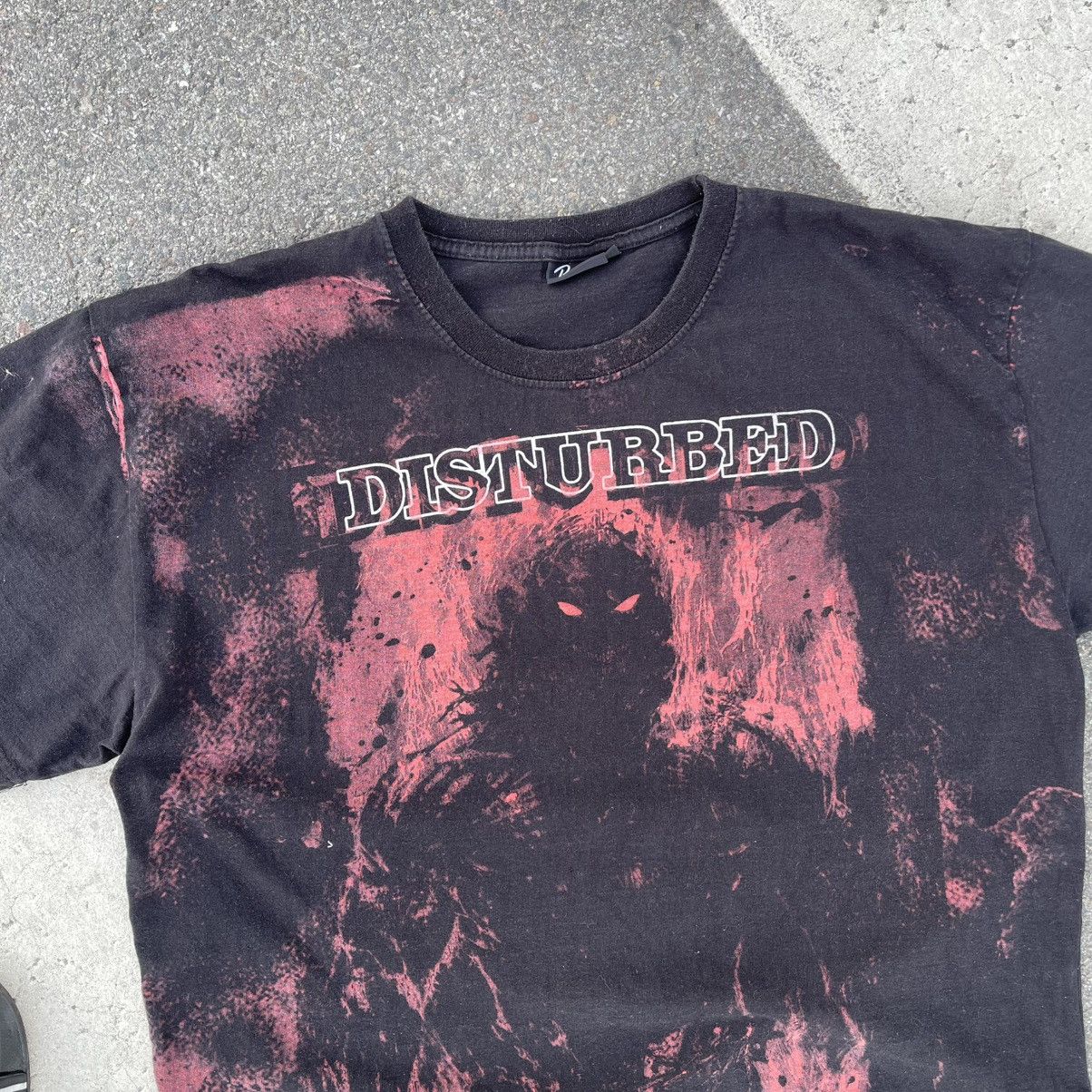 Band Tees × Vintage DISTURBED BAND AOP TEE T-SHIRT ALL OVER PRINT 2009 Size US XXL / EU 58 / 5 - 3 Thumbnail