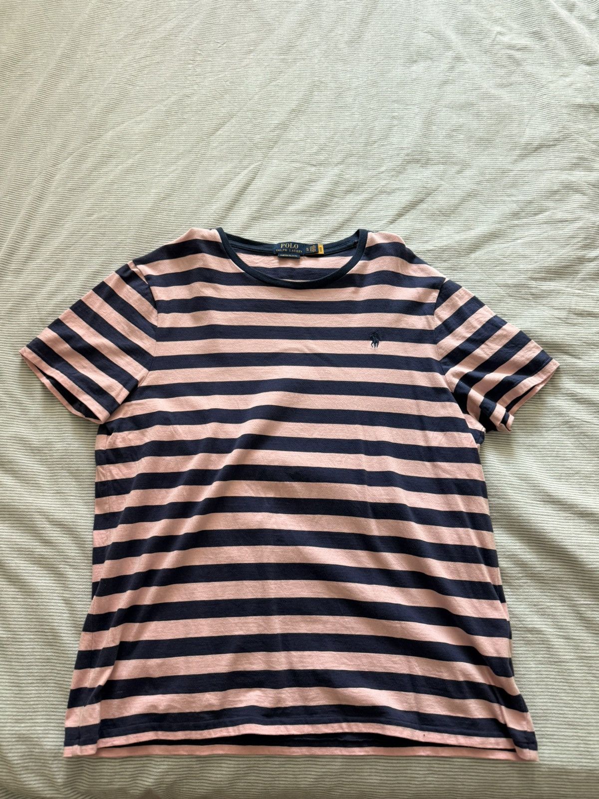 Striped polo t shirt
